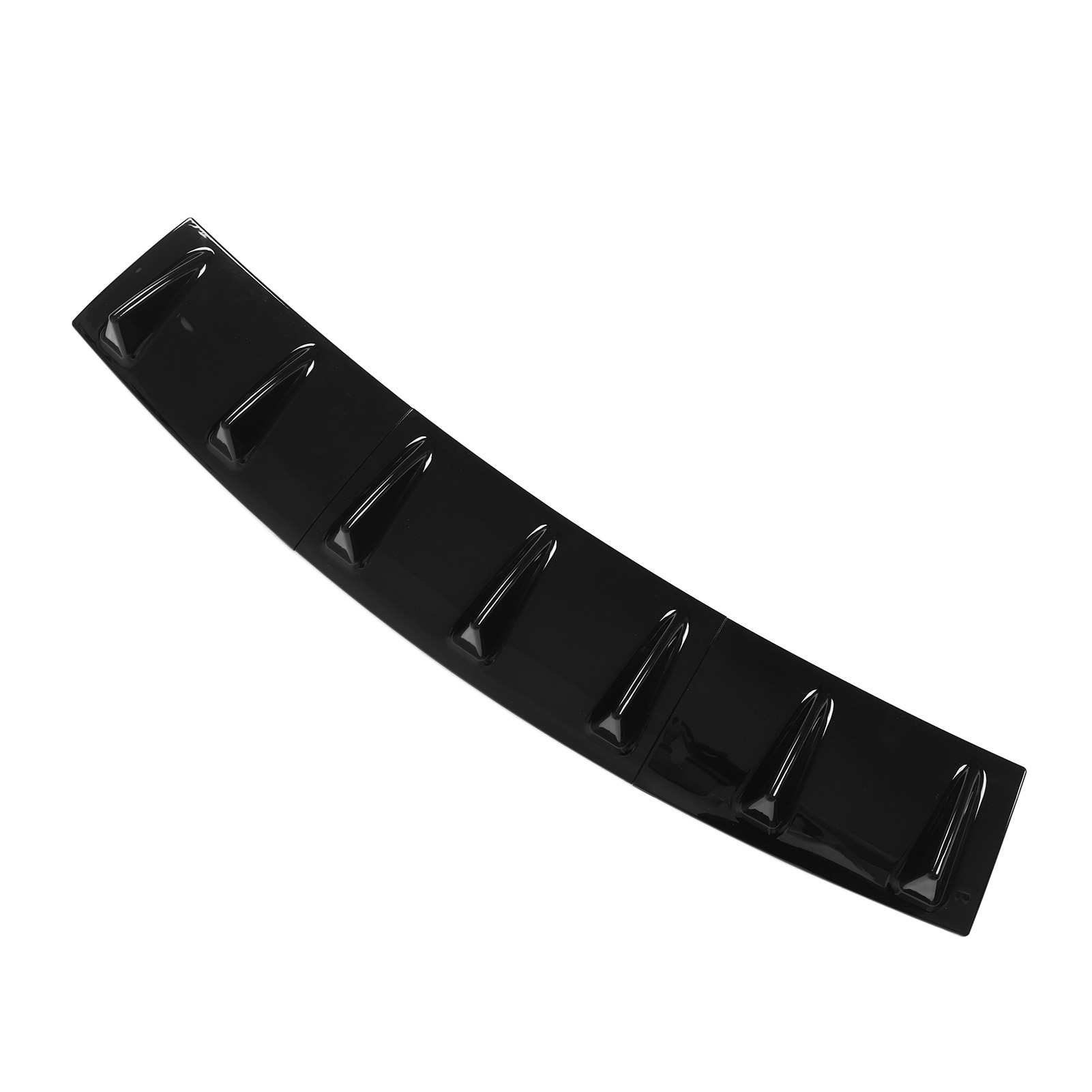 Universeller 3-teiliger Heckdiffusor-spoiler In Glänzendem Schwarz, Anti-rutsch-spoiler, Heckstoßstangenlippe, Chassis-deflektor Für Corolla, Haifischflossen-design, Hochglanz-finish