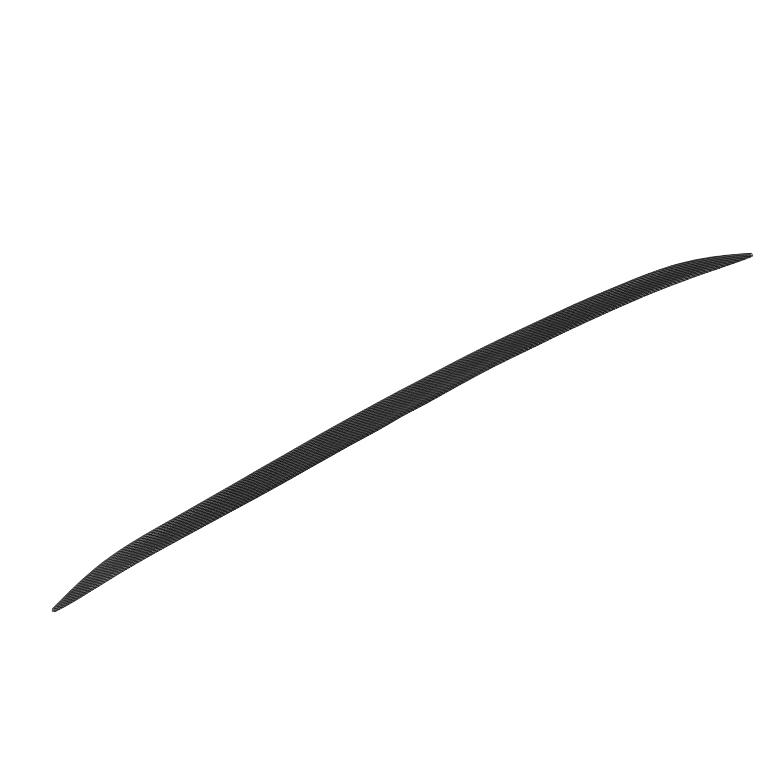 Aerodynamischer, Rutschfester Heckspoiler, Carbonmuster, Elegantes Design, Weiches Gummi, Luftwiderstandsreduzierung, Hochleistungs-autozubehör.