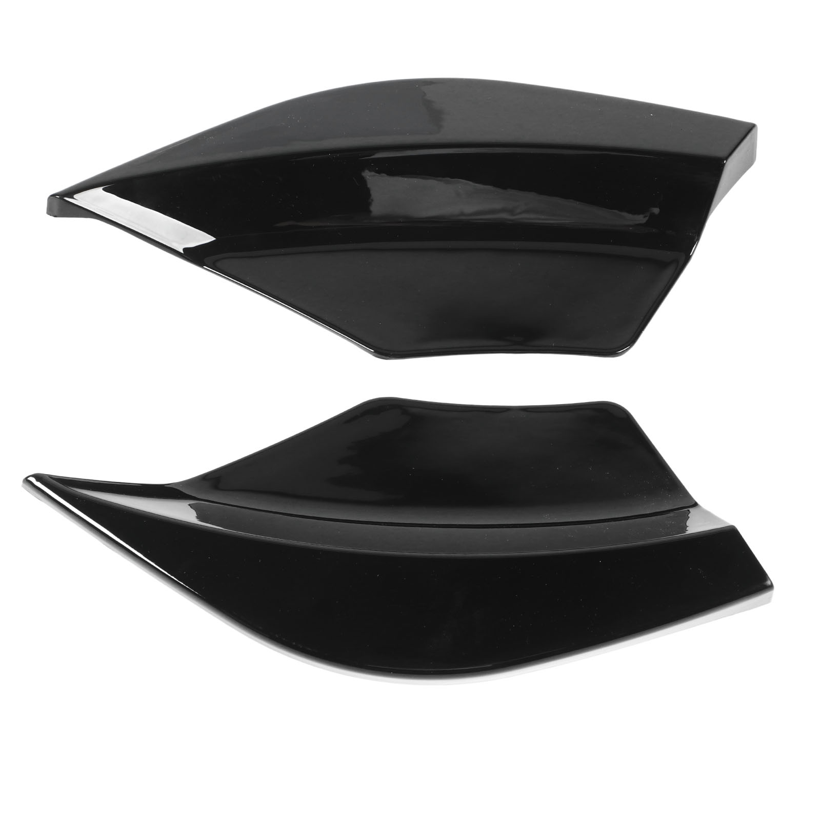 Heckstoßstangendiffusor Links Und Rechts, 2-teiliges Set Aus Glänzend Schwarzem Abs-kunststoff, Aerodynamischer Ersatzspoiler Für Mercedes A-klasse W176 2012-2018