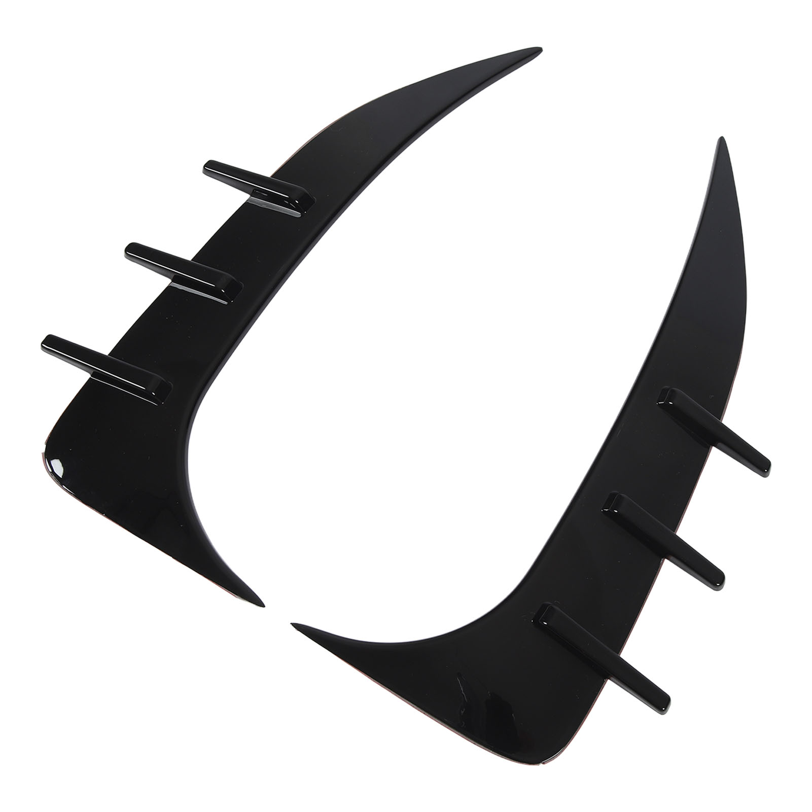 Paar Glänzend Schwarze Heckstoßstangen-seitendiffusoren, Stilvolle Spoiler-lufteinlässe Für 2er F44 Gran Coupé M Sport (2er-set)
