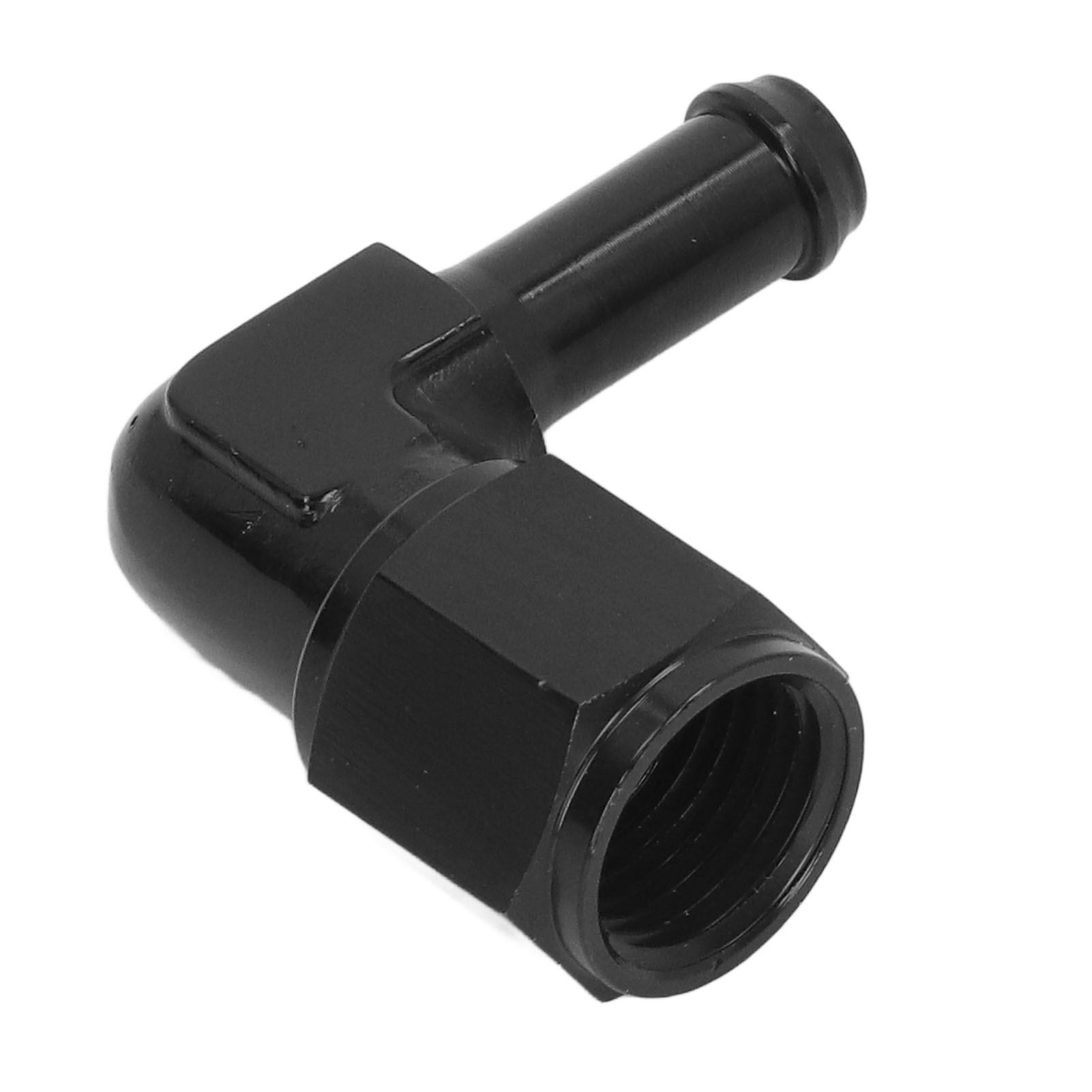 Universeller 90°-anschluss Aus Aluminiumlegierung, An6-innengewinde Auf 5/16-schlauchanschlussadapter, Für Kraftstoff-, Wasser-, Flüssigkeits- Und Luftleitungen Sowie Schlauchenden.