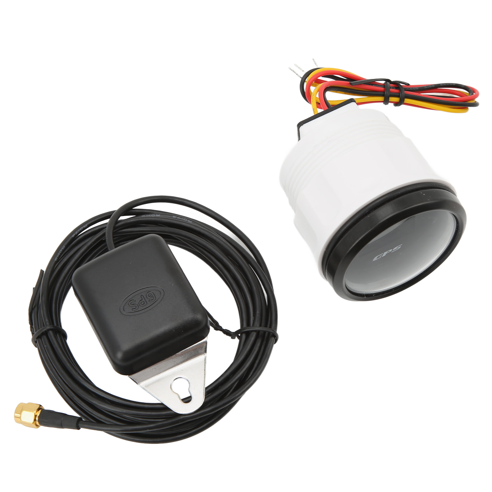52-mm-gps-kilometerzähler Mit Lcd-display, 9–32 V Gleichstrom, Für Boote, Yachten, Wohnmobile, Autos, Schwarzes Gehäuse Und Bedienfeld.