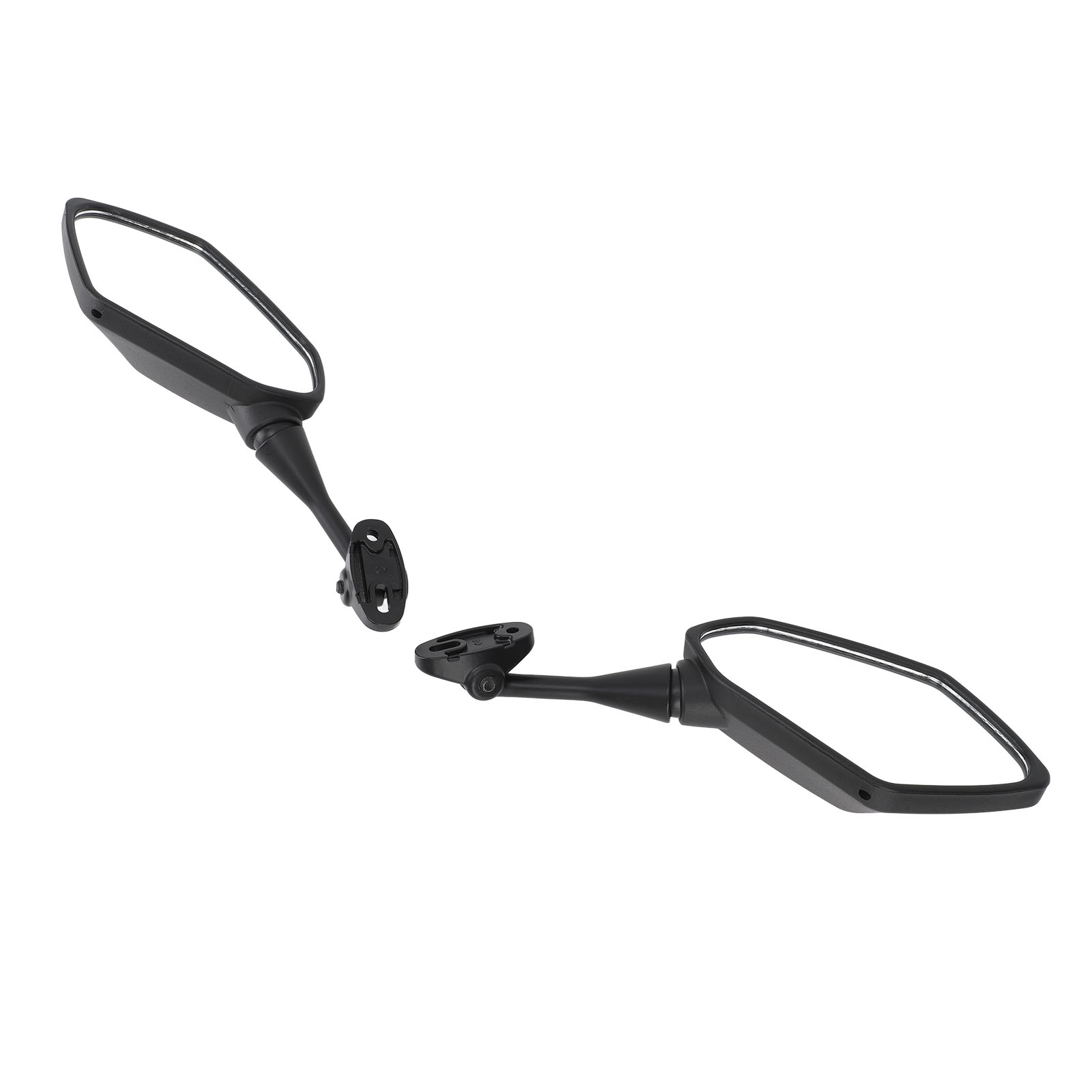 Motorrad-rückspiegel, 1 Paar, Weitwinkel, Verstellbare, Flexible Seitenspiegel Für Lenker, Motorräder Und Roller
