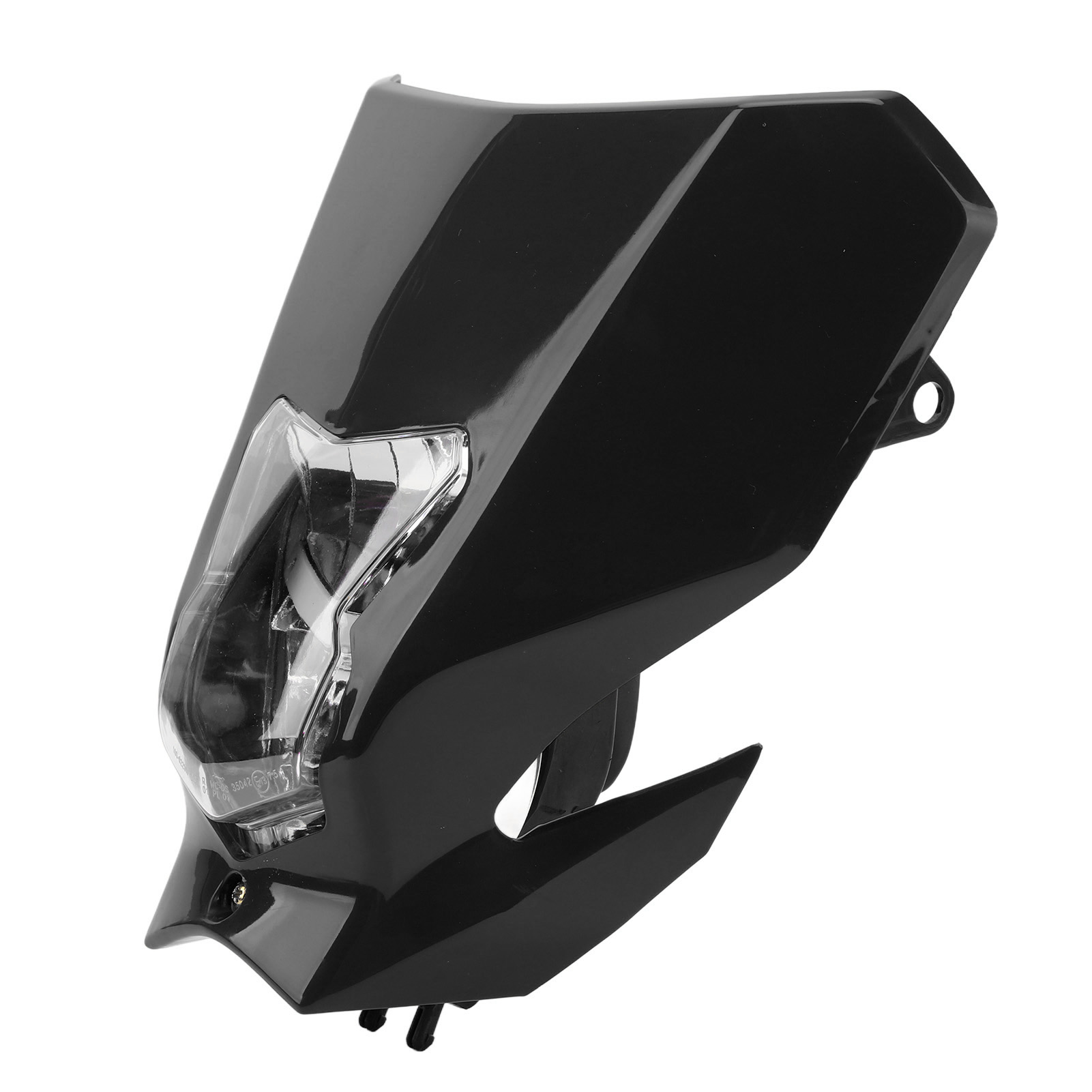 12-v-motorradscheinwerfer, Ultrahell, Multifunktional, Verstellbar, Wasserdicht, Frontscheinwerfer Für Crf450l Und Crf450xr, Schwarz
