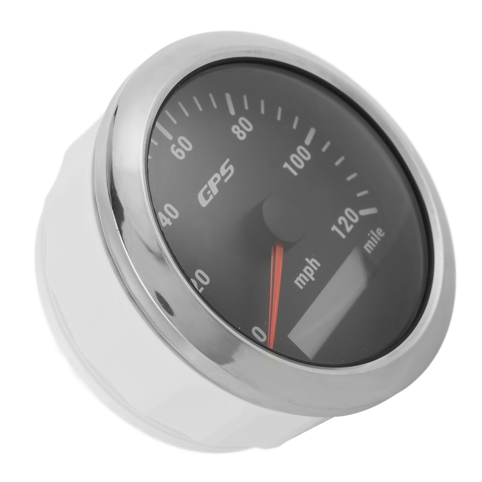 85 Mm Wasserdichter Ip67 Gps-tachometer 120 Mph/h Kilometerzähler Schwarz Für Auto-armaturenbrett