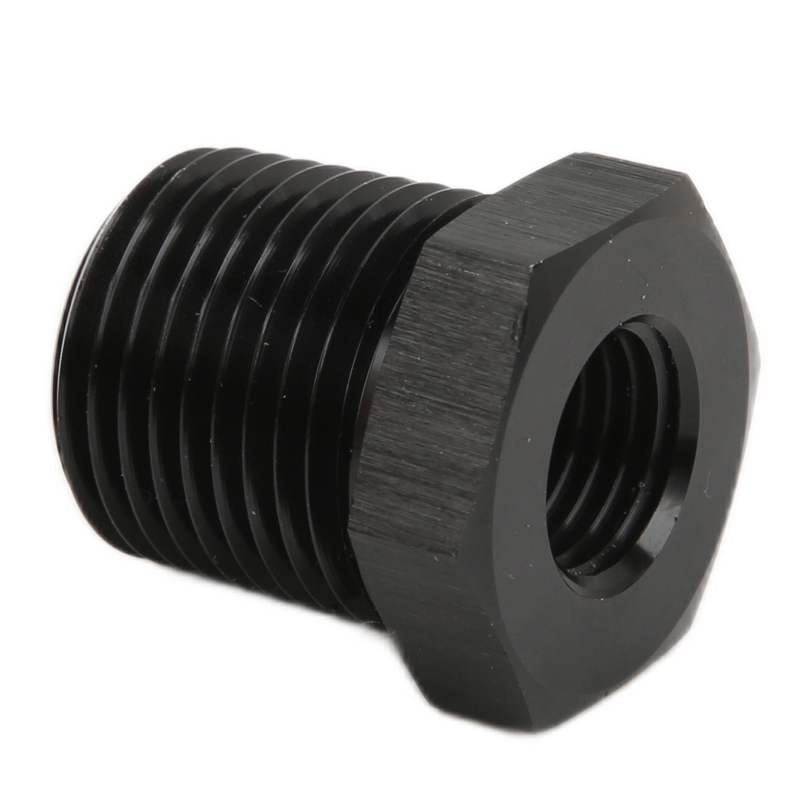 Npt 1/4 Zoll Außengewinde Auf 1/8 Zoll Innengewinde Reduzieradapter, Schwarzes Fitting, Autozubehör, Reduzierverbinder, Fahrzeugteil, Standardgewinde, Reduzierspitze.