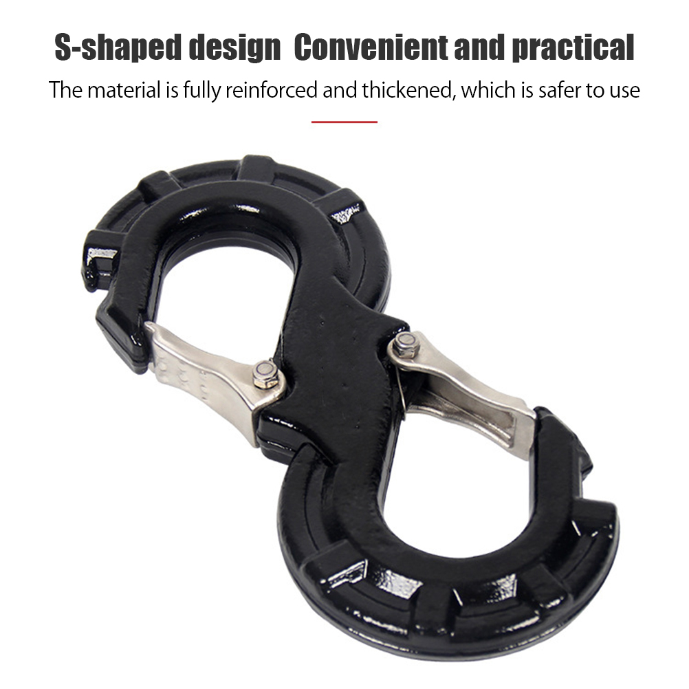 Front-/heck-s-haken Für Pkw, Lkw, Suv, Anhänger, Offroad-stoßstange, Aus Hochbelastbarem Manganstahl, Abschlepphaken, Einzelverpackung.