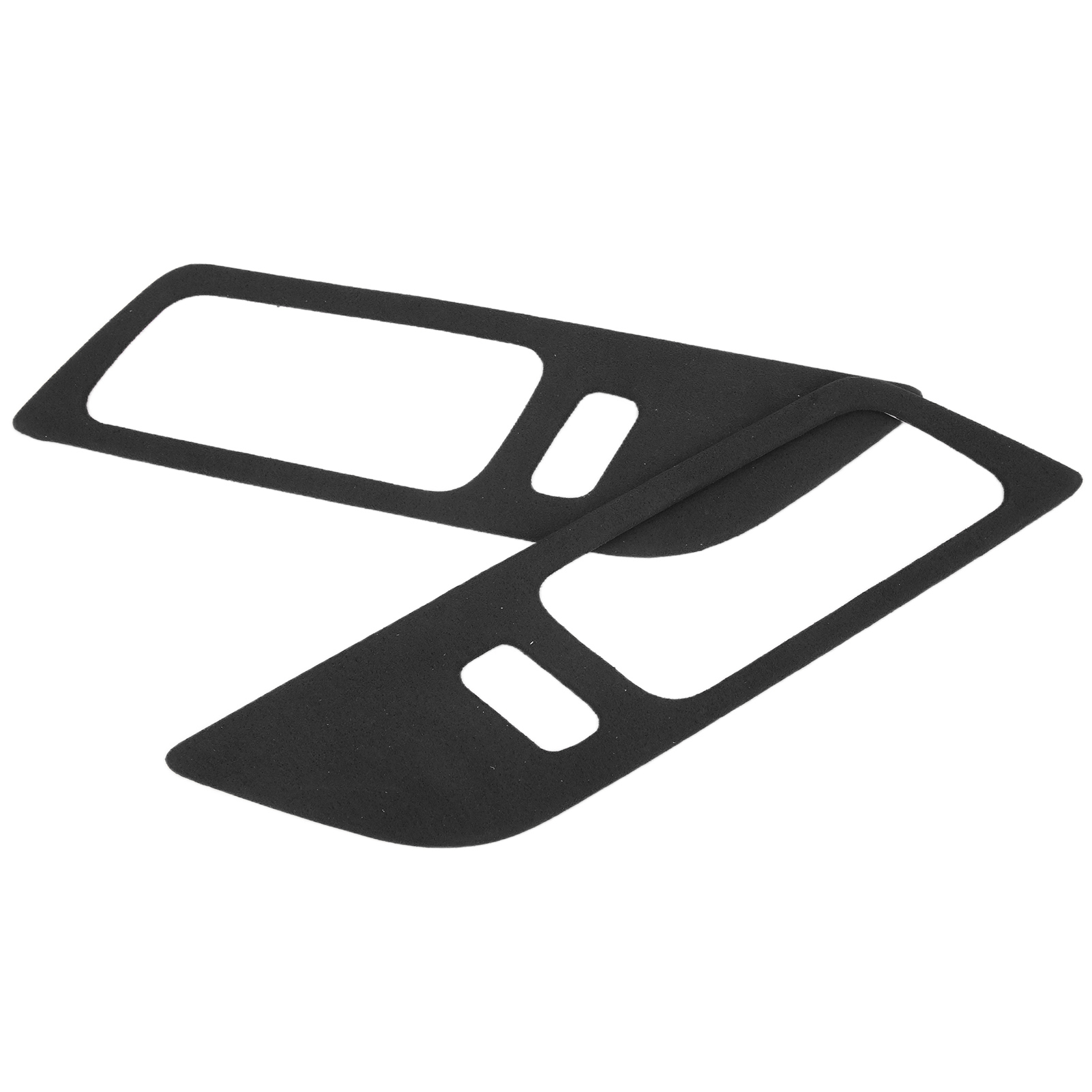 2 Türgriffe Innen (rahmen-ersatzaufkleber) Für Ford Mustang 2015–2021, Linkslenker, Schwarz
