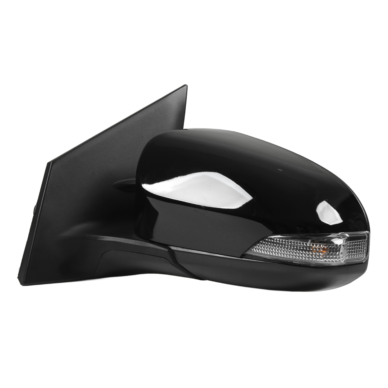 Beheizbarer Außenspiegel In Hochglanzschwarz Mit Blinker Für Toyota Corolla E170 2014-2019, Fahrerseite