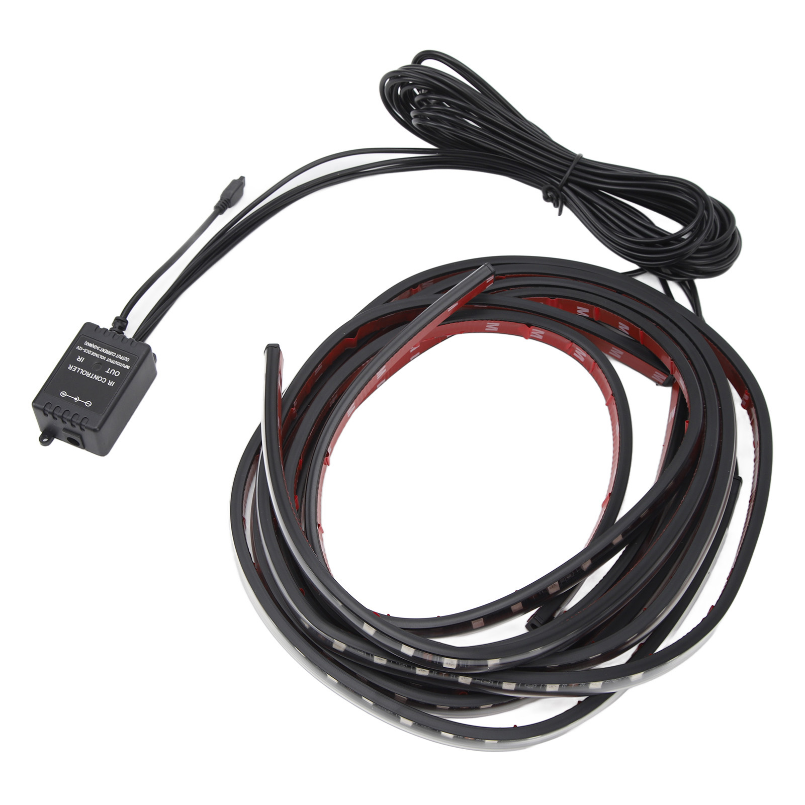 Rgb Bluetooth Led-unterbodenbeleuchtungsset Für Autos Mit Sprach- Und Fernbedienung, 4-teilig, App-gesteuert, Chassis-neonbeleuchtung, Ambientebeleuchtung