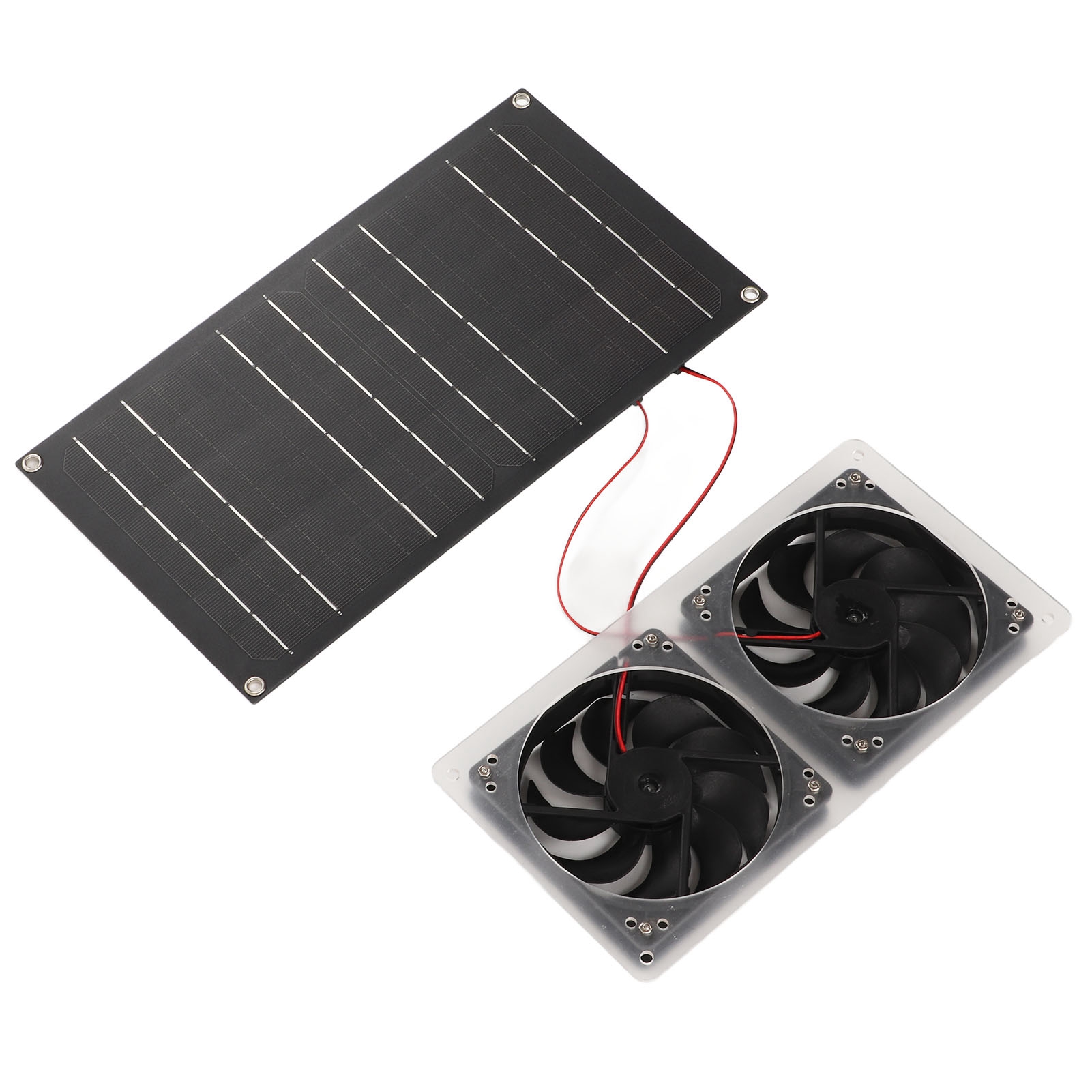 100w Wasserdichter Solar-luftabsauger, Doppelsaugventilator Für Wohnmobil, Boot, Gewächshaus, Badezimmer.