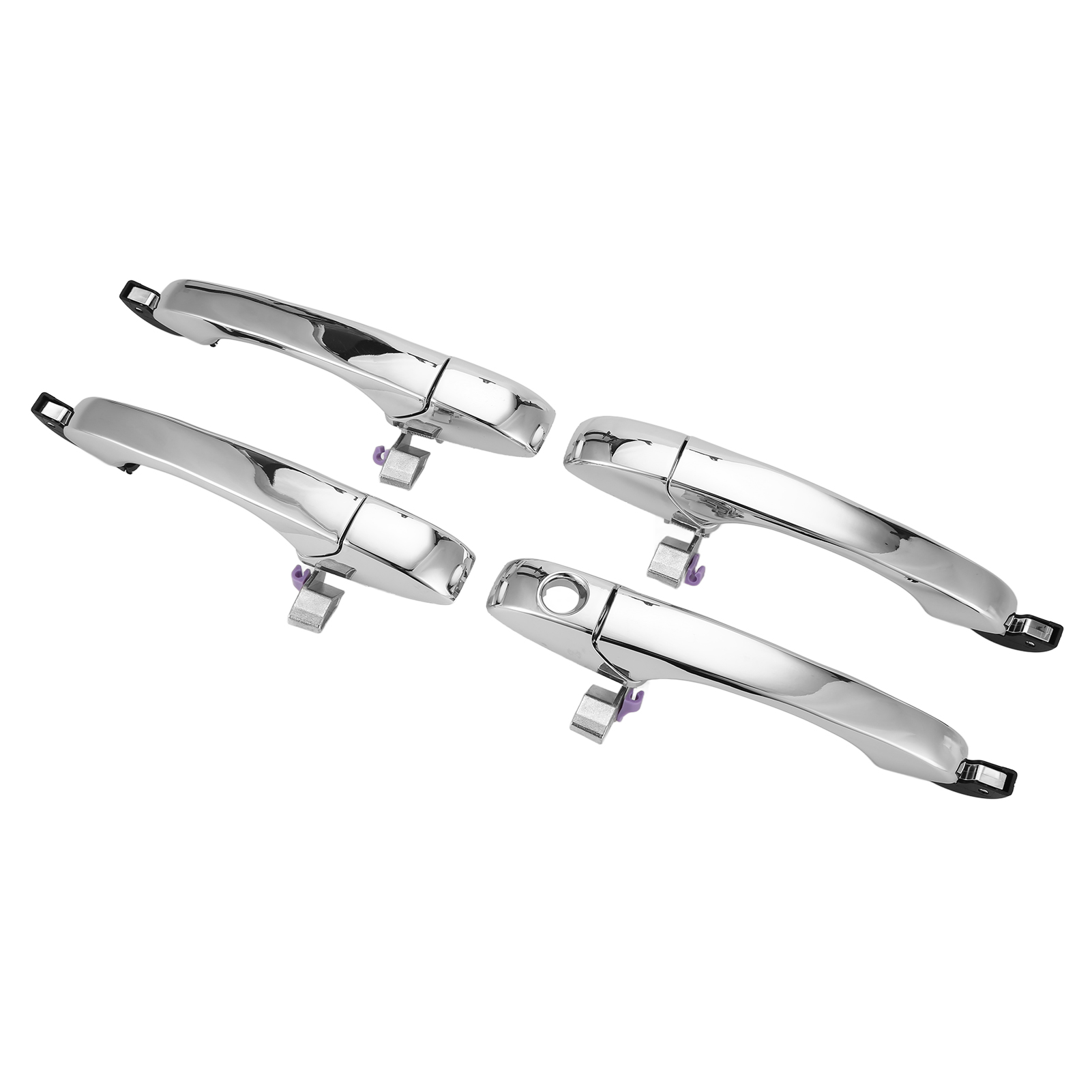 4-teiliger Türgriffsatz Außen 5065800ag, Ersatz Für Dodge Magnum Charger, Schwarze Türgriffe, Türverkleidungssatz