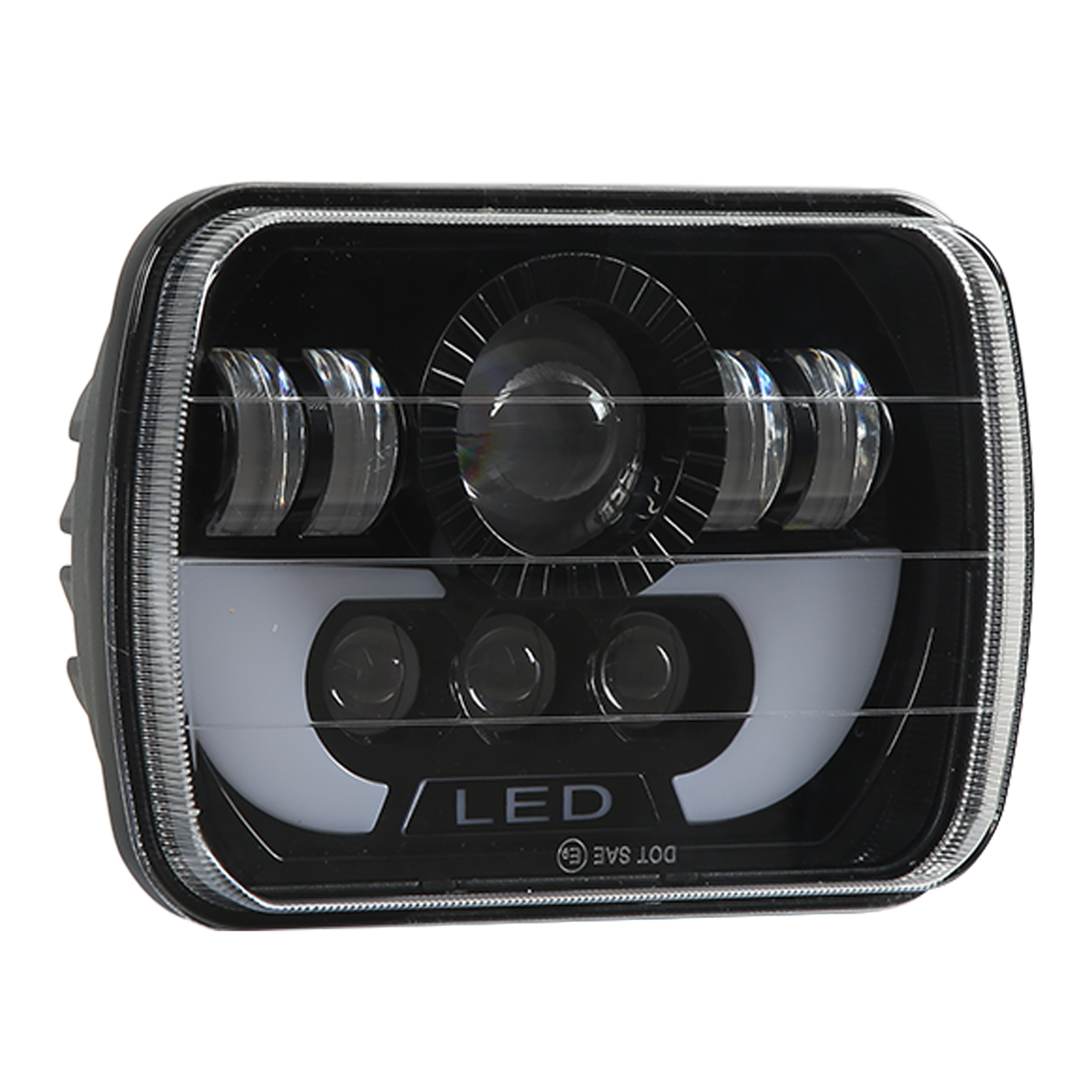 90-w-led-projektor, 12,7 X 17,8 Cm (quadratisch), Fernlicht, Nebelscheinwerfer, Ip67 Wasserdicht, Motorrad/auto, Fern-/abblendlicht