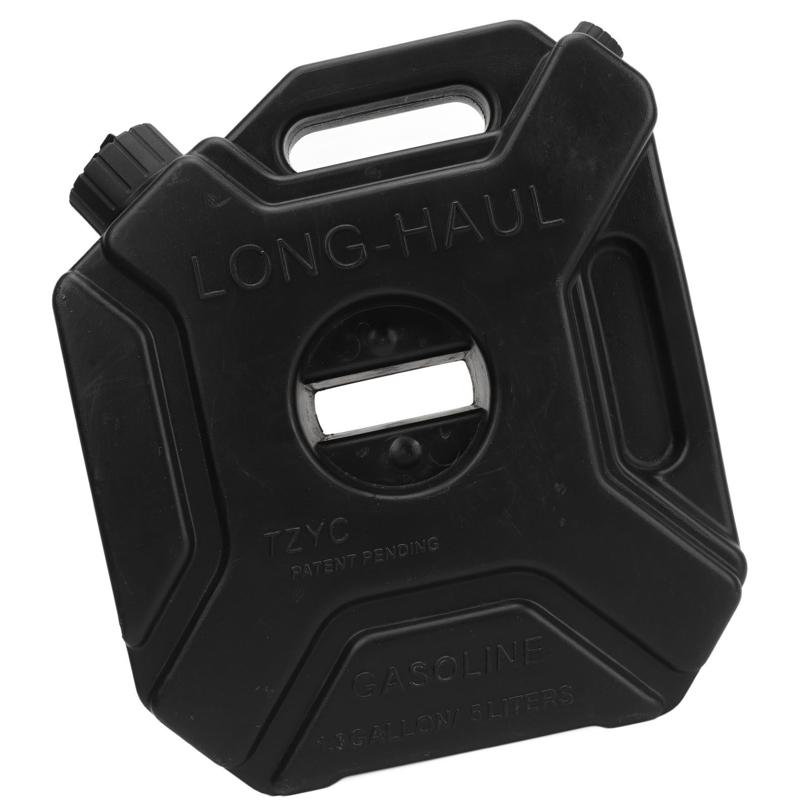5-liter-notfall-kraftstoffkanister, Schwarz, Für Auto, Motorrad, Utv, Atv, Tragbarer Benzinkanister (ohne Ständer)