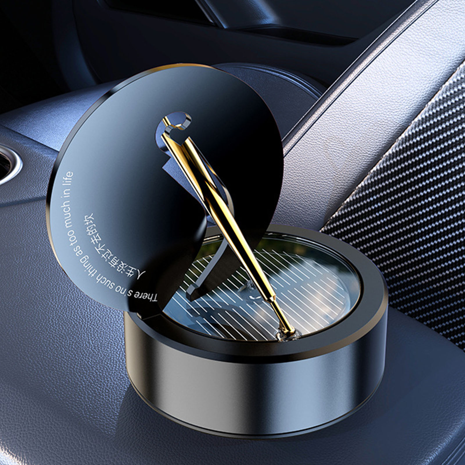 Rotierender, Solarbetriebener Auto-aroma-diffusor, Schwarz (duftrichtung: Kölnisch Wasser), Mit 1 Aromatherapie-tablette Und 1 Flasche Ätherischem Öl, Auto-innenausstattung, Geschenk.