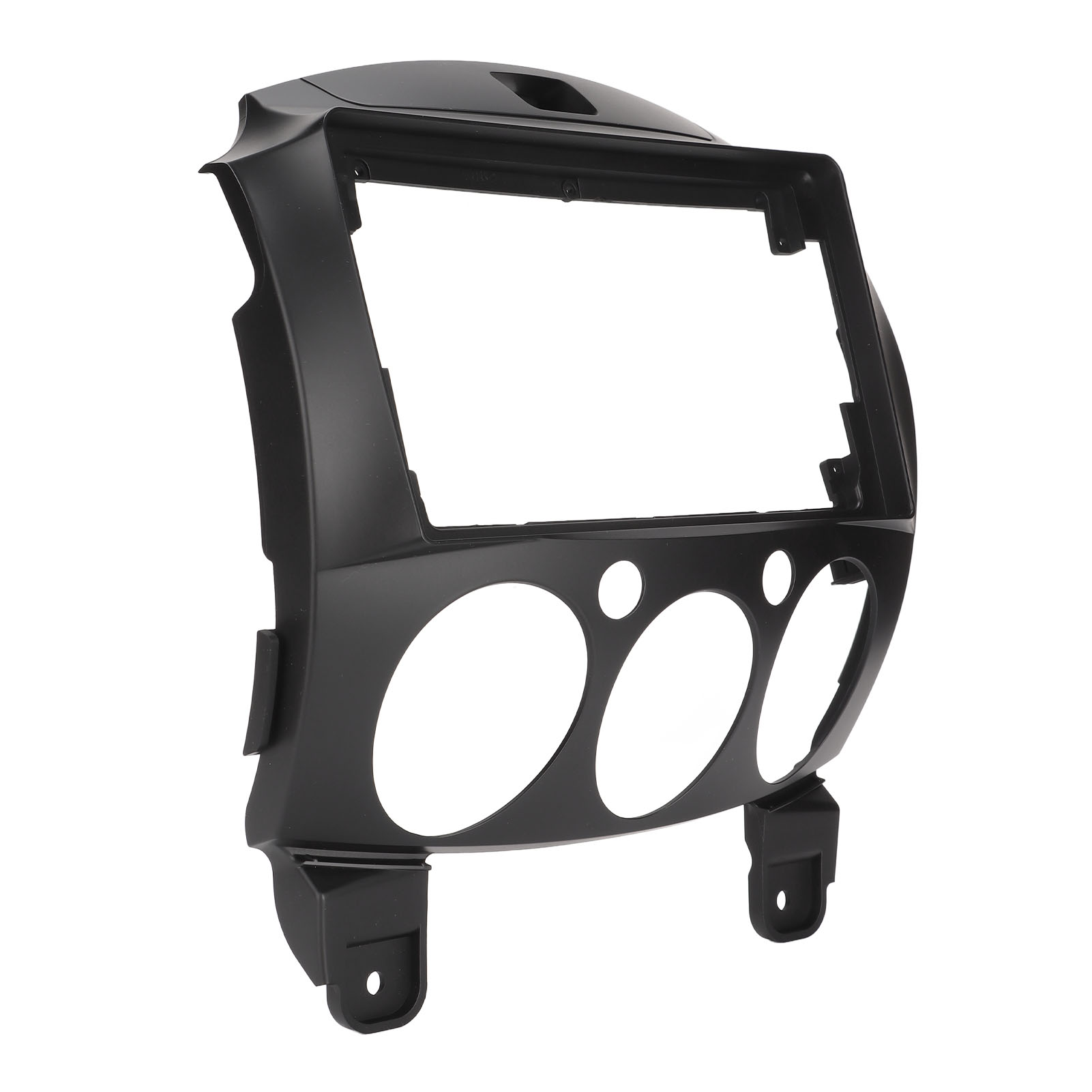 Armaturenbrett-zierblende Aus Abs, 2 Din, Ersatz Für Mazda 2 (2007–2013), Mittelkonsole, Schwarz
