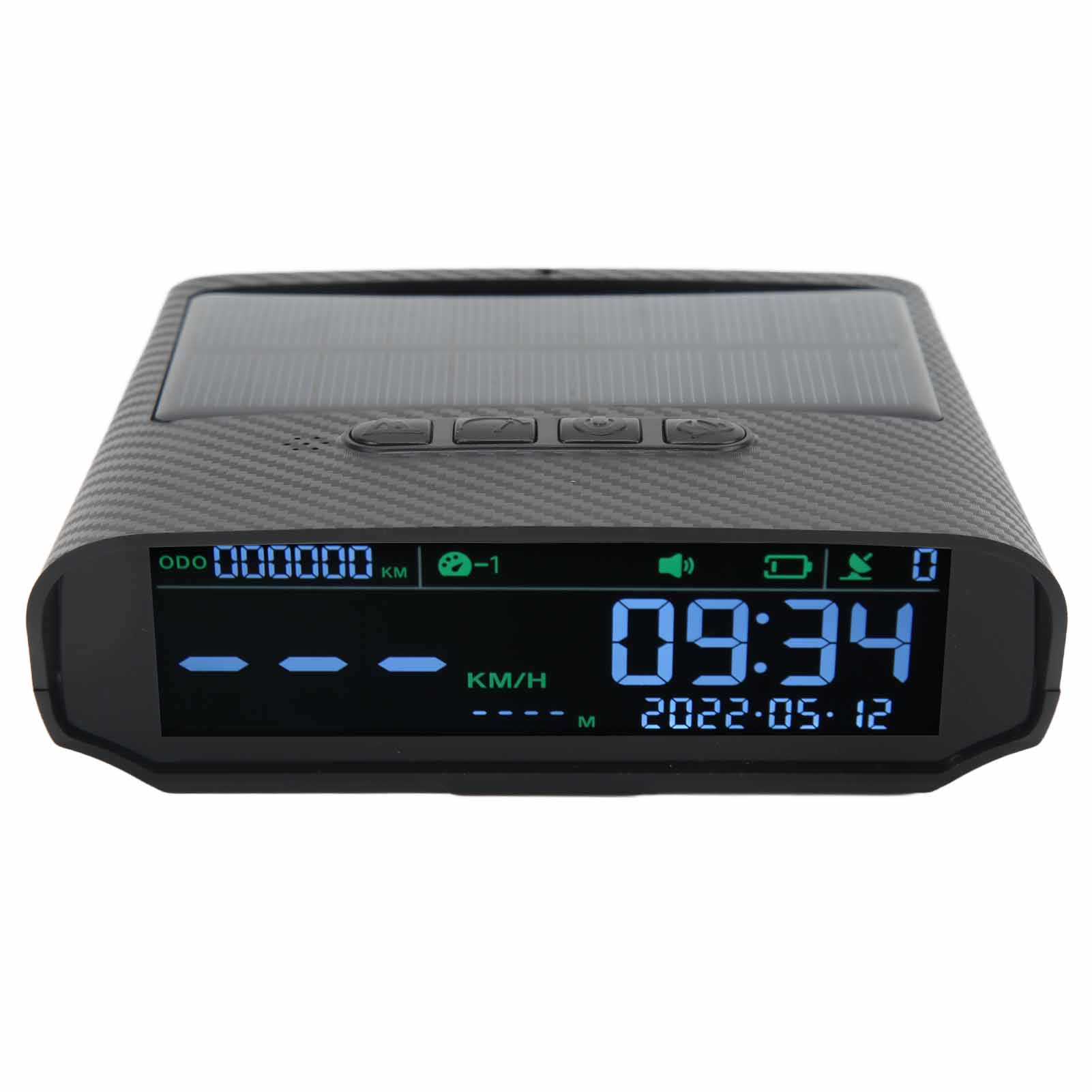 Universeller Auto-gps-tachometer Mit Lcd-hud Aus Kohlefaser, Geschwindigkeitswarnung Und Überschreitungsalarm