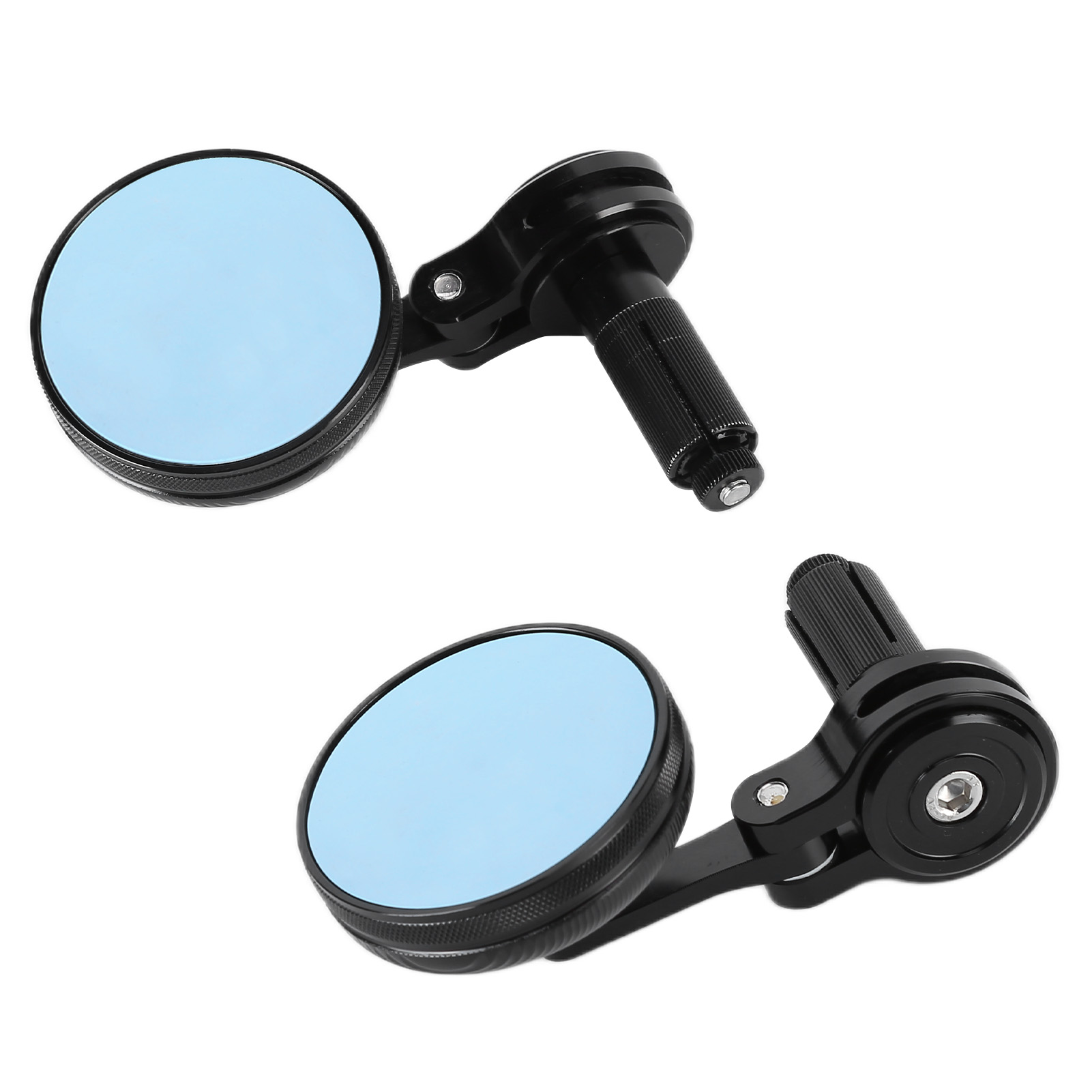 Runde Retro-motorradspiegel Mit 22-mm-universalschrauben Für Roadster, Cruiser Und Chopper, 2er-set