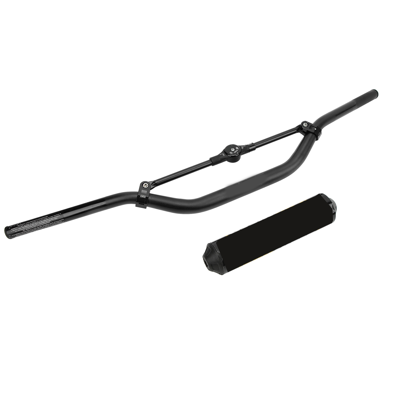 Cnc-gefräste 28-mm-motorradlenkergriffe, Universaladapter Für Motocross- Und Enduro-motorräder, Schwarze, Rutschfeste Lenkerprotektoren, Zubehörset