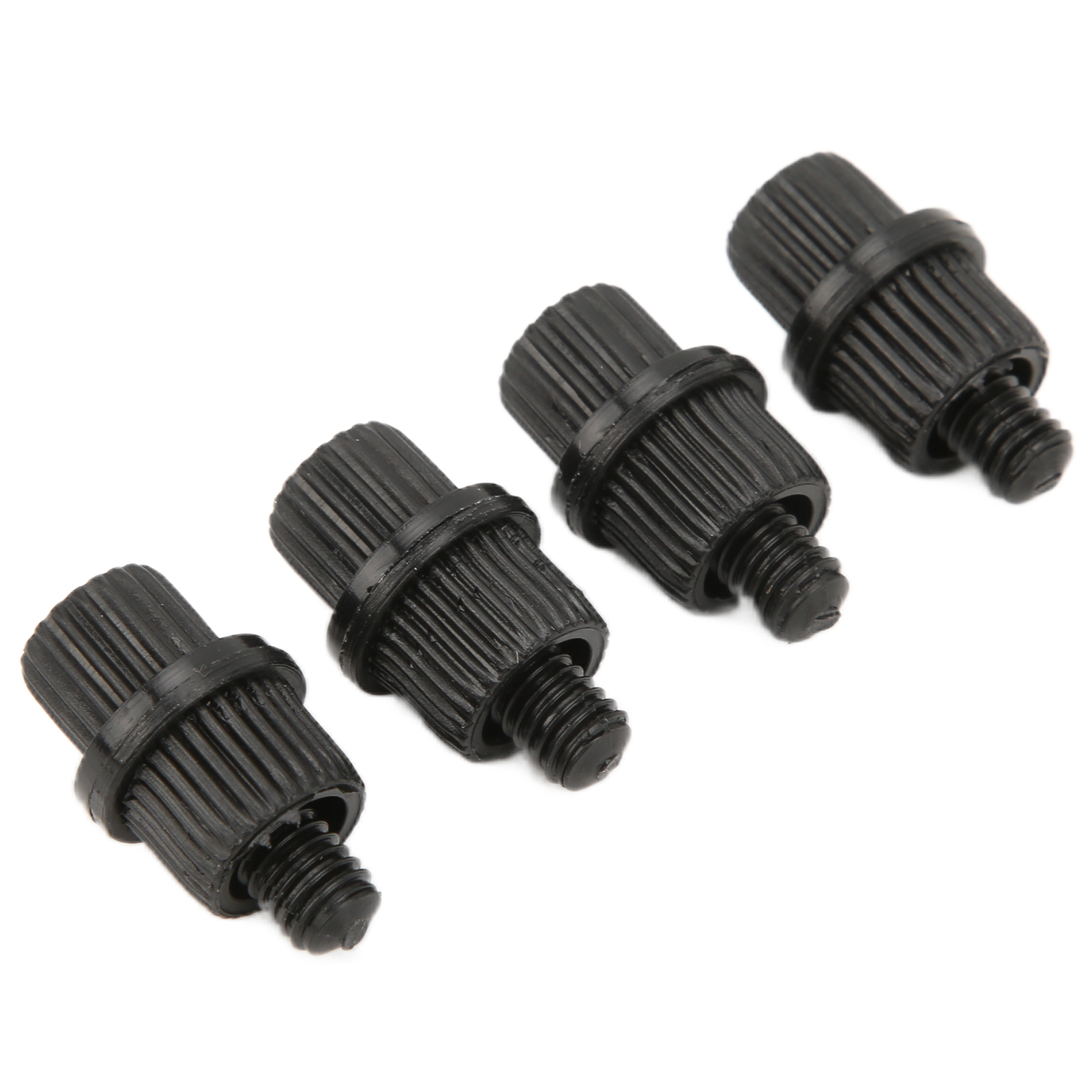 4 Kennzeichenschrauben, 6-mm-gewinde, Schwarzes, Korrosionsbeständiges Nylon, Rostfrei, Für Motorrad Und Boot