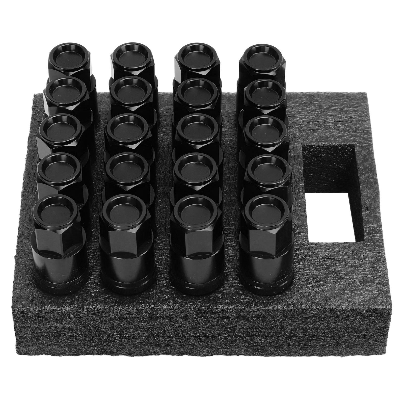 20 Stück M14x1,5 Radbolzen Mit Kegelbund Und Klemmmuttern, Kegelgewinde, Universalgewinde, Autozubehör, Schwarz