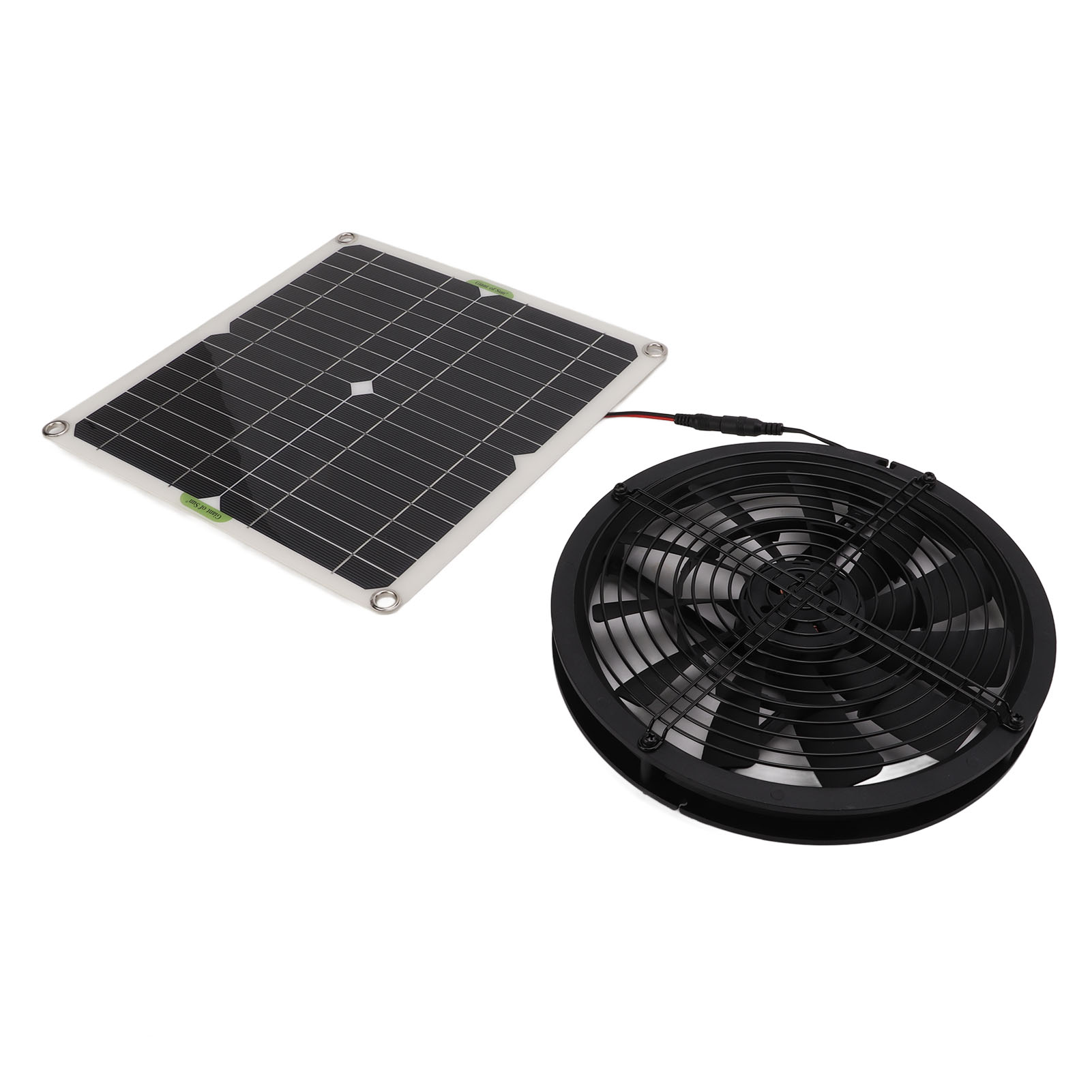 10-zoll-solarventilator (100 W) Für Wohnmobile, Boote, Gewächshäuser Und Badezimmer – Integriertes Photovoltaikpanel, Leistungsstarker Und Leiser Luftabsauger, Für Den Innen- Und Außenbereich