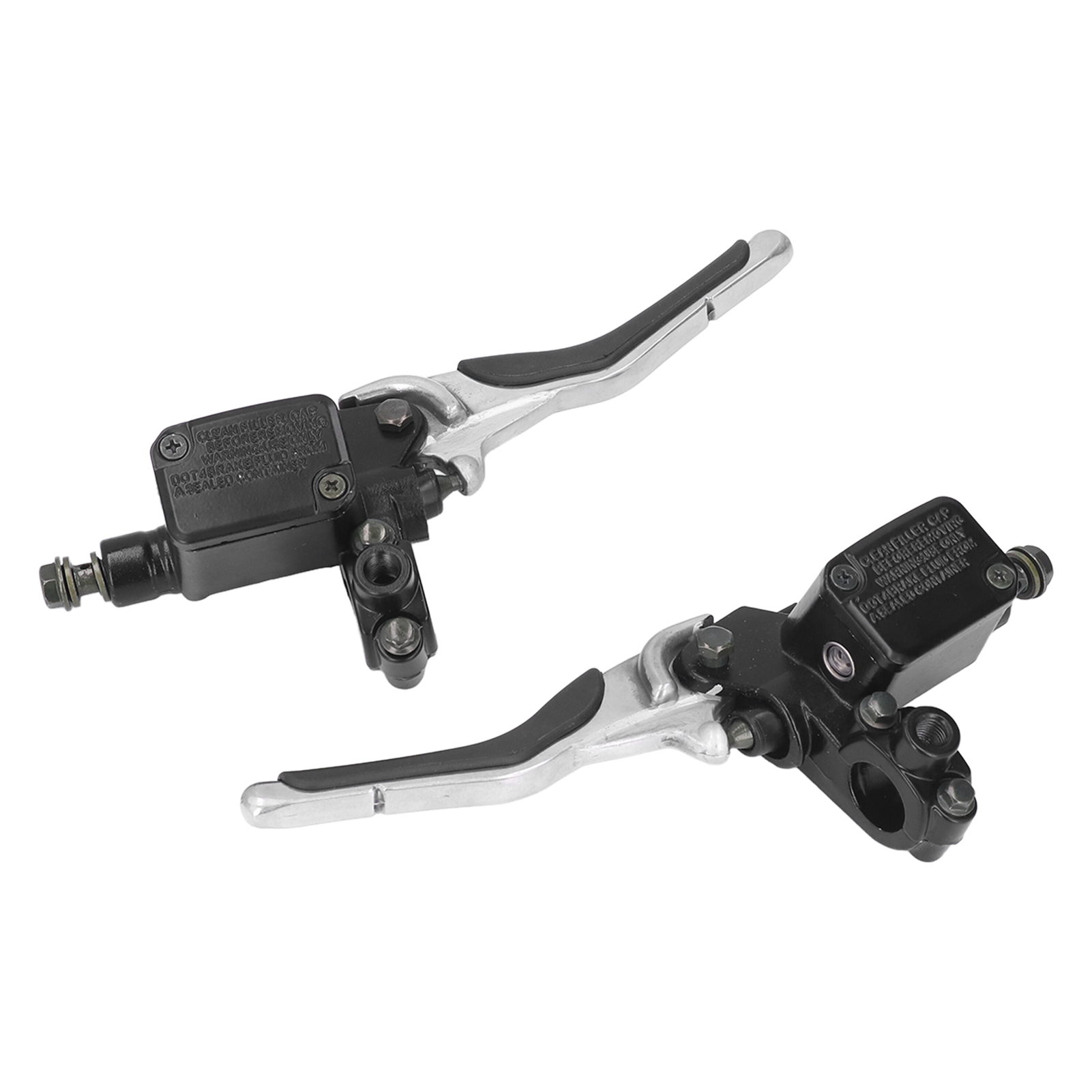 Paar Cnc-gefräste Motorradbremshebel Aus Aluminiumlegierung (links/rechts) Mit Ölbehälter, Kompatibler Ersatz Für Yq50 Aerox 1997-2013