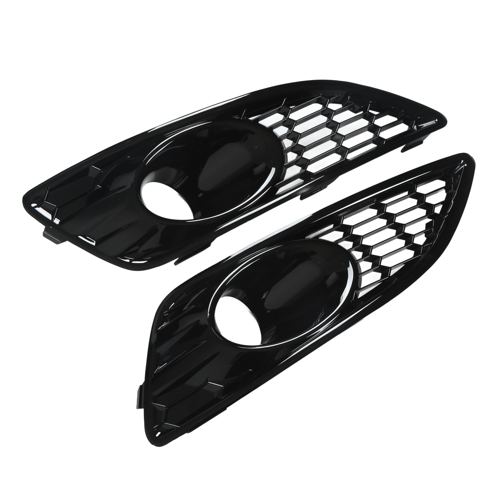 Paar D2bz15266cb Nebelscheinwerfergitter, Ersatzscheinwerferabdeckungen Für Ford Fiesta Ja8 2013-2017, Mit Durchgangsloch.