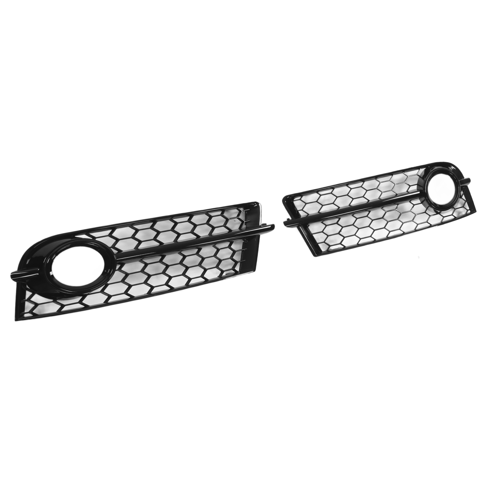2x Nebelscheinwerfergitter Links Und Rechts, Glänzend Schwarz, Ersatzgitter Für Tt 8j Standardstoßstange 2006-2014