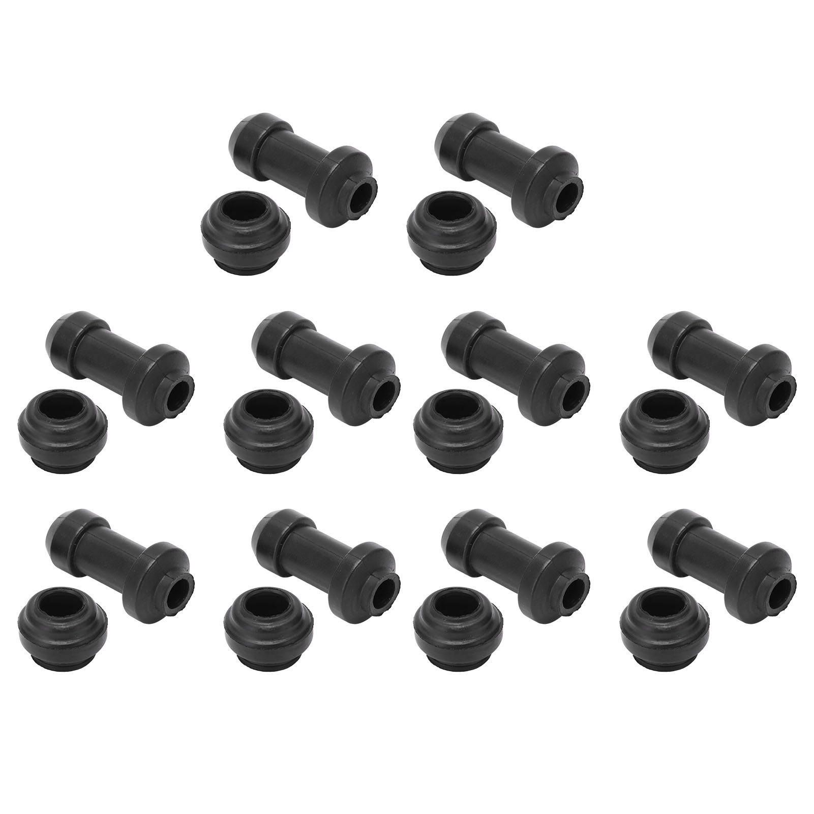 10 Motorrad-bremssattel-staubmanschetten, Lang Und Kurz, Hochpräzise, Universell Aus Gummi, Set