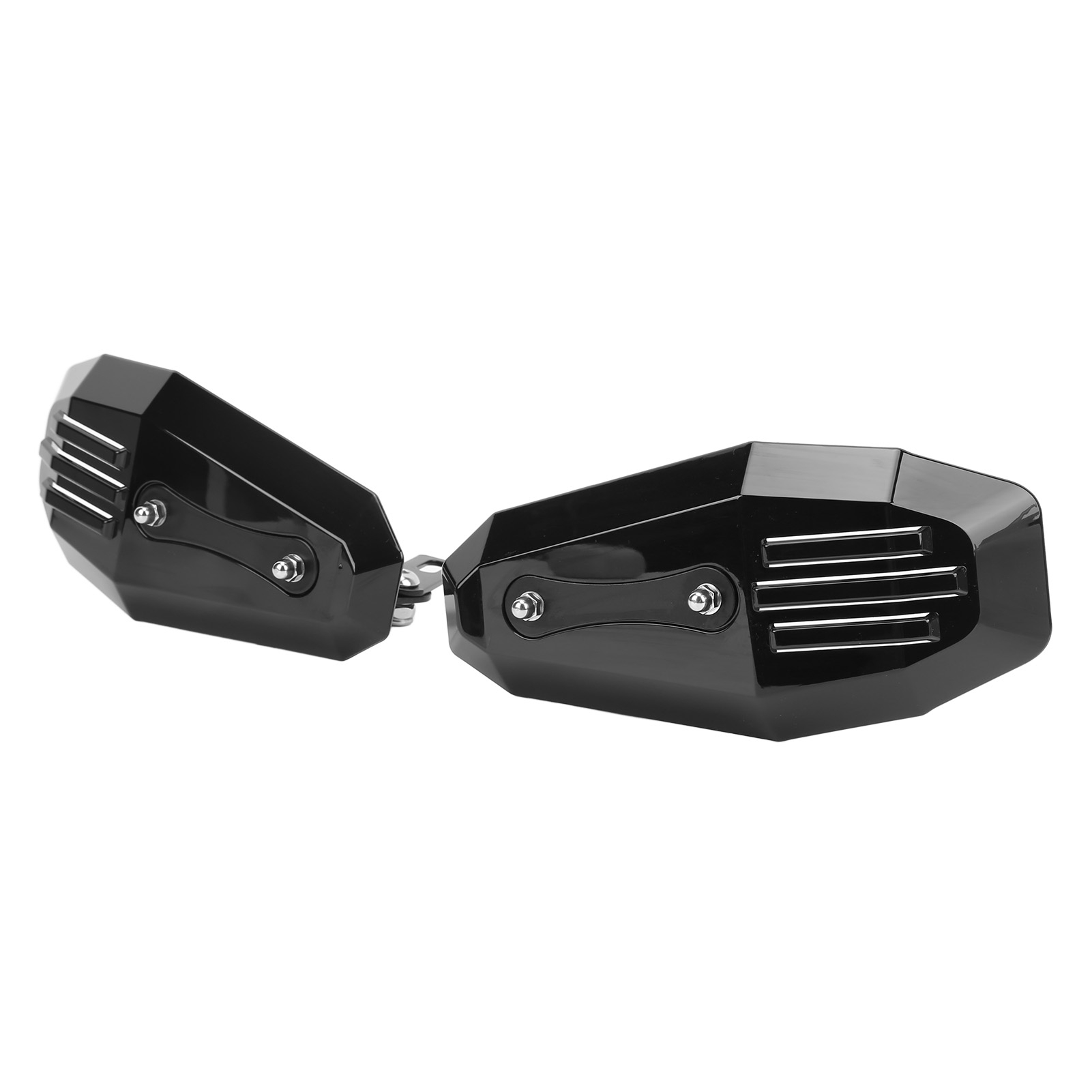 Motorrad-handschützer, 2-teilig, Universell, Polycarbonat, Schwarz, Motorradzubehör