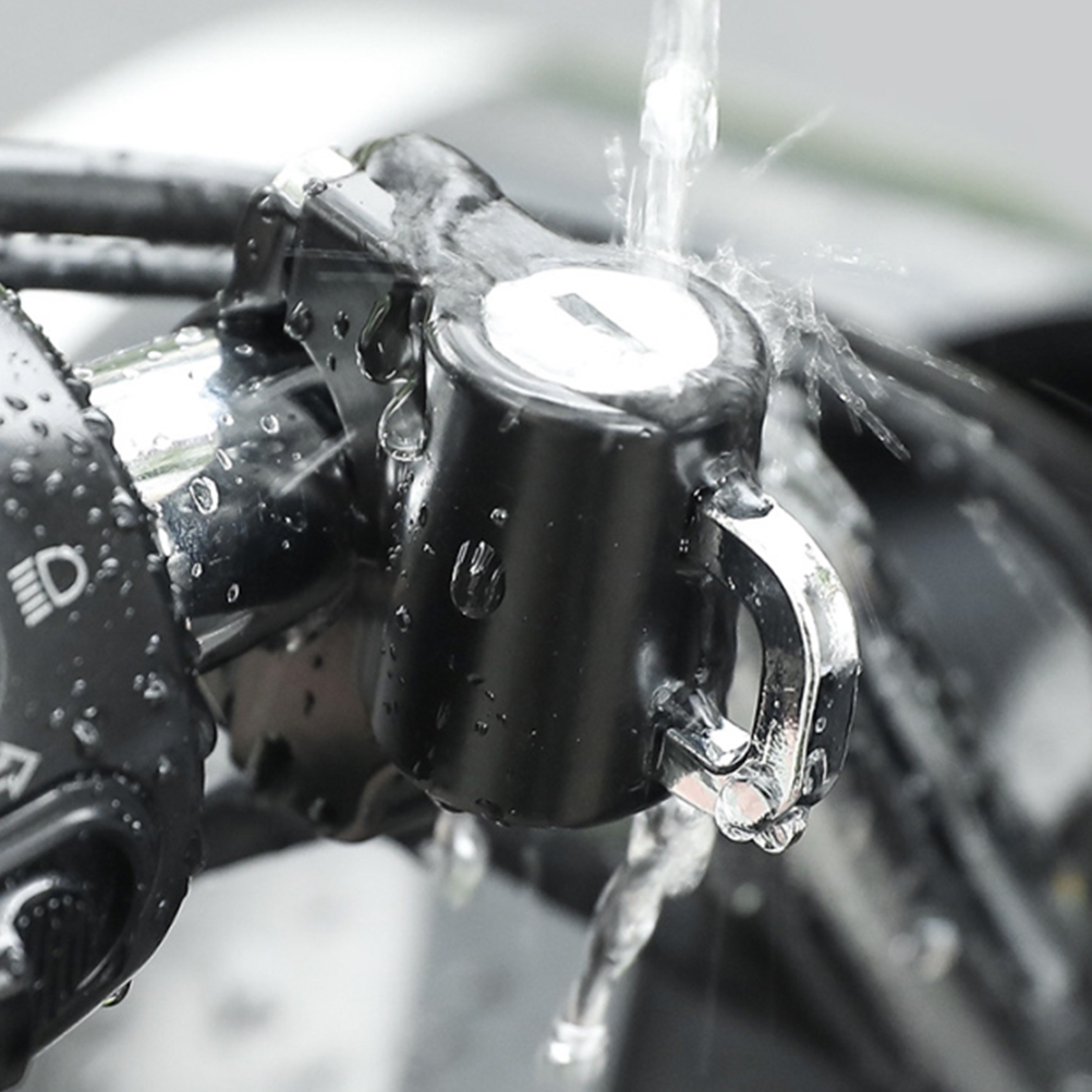 Wasserdichtes Und Rostfreies Motorradschloss, Helmhaken, Diebstahlsicherung Für Roller, E-bikes Und Autos, Robuste Befestigung