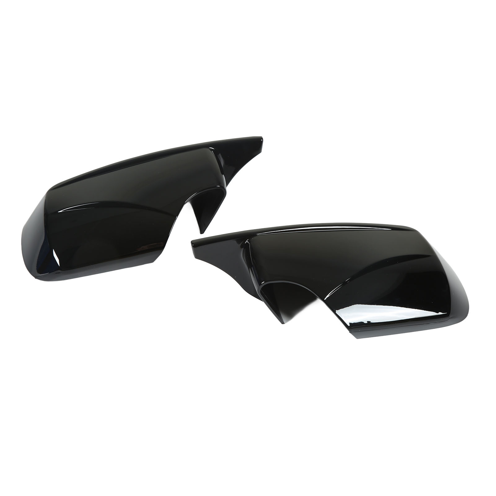 Außenspiegelkappen Im Hupen-design, Glänzend Schwarz, Für Bmw 3er E46 Limousine (1998–2005), 2-teiliges Set