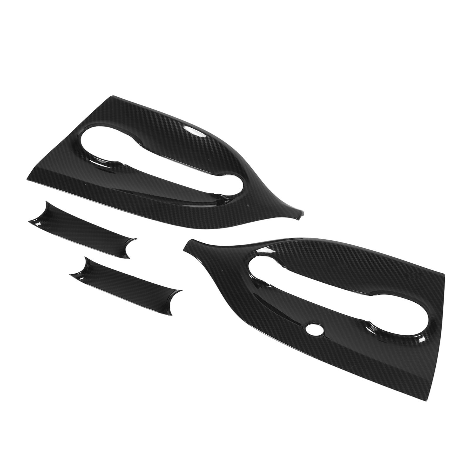 Türgriff-abdeckungsset Aus Kohlefaser Für Smart Fortwo C453 A453 (2016–2021), Ersatzteil, Kohlefaser-optik, Karosserieteil
