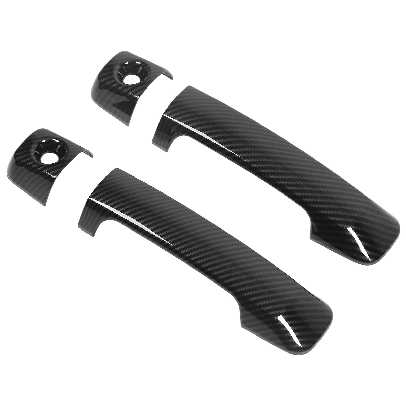 4 Türgriffe Im Carbonfaser-look, Dekorative, Selbstklebende Griffabdeckungen Für Fj Cruiser Xj10 2007-2021