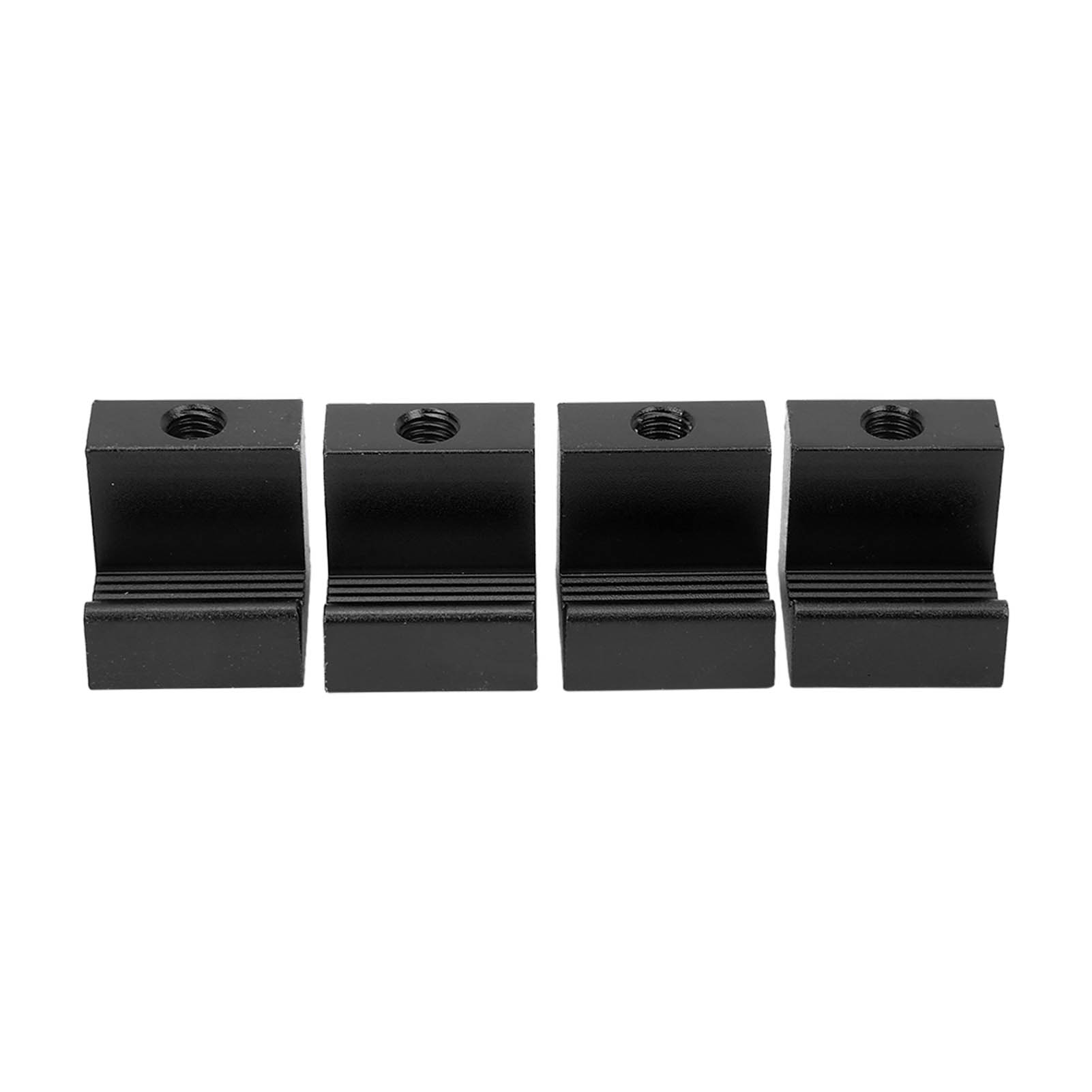 4-teiliges Set J-haken Zur Befestigung Im Kofferraum/transporter, Universell, Aus Aluminium Und Edelstahl, Schwarz, Aufbewahrungszubehör