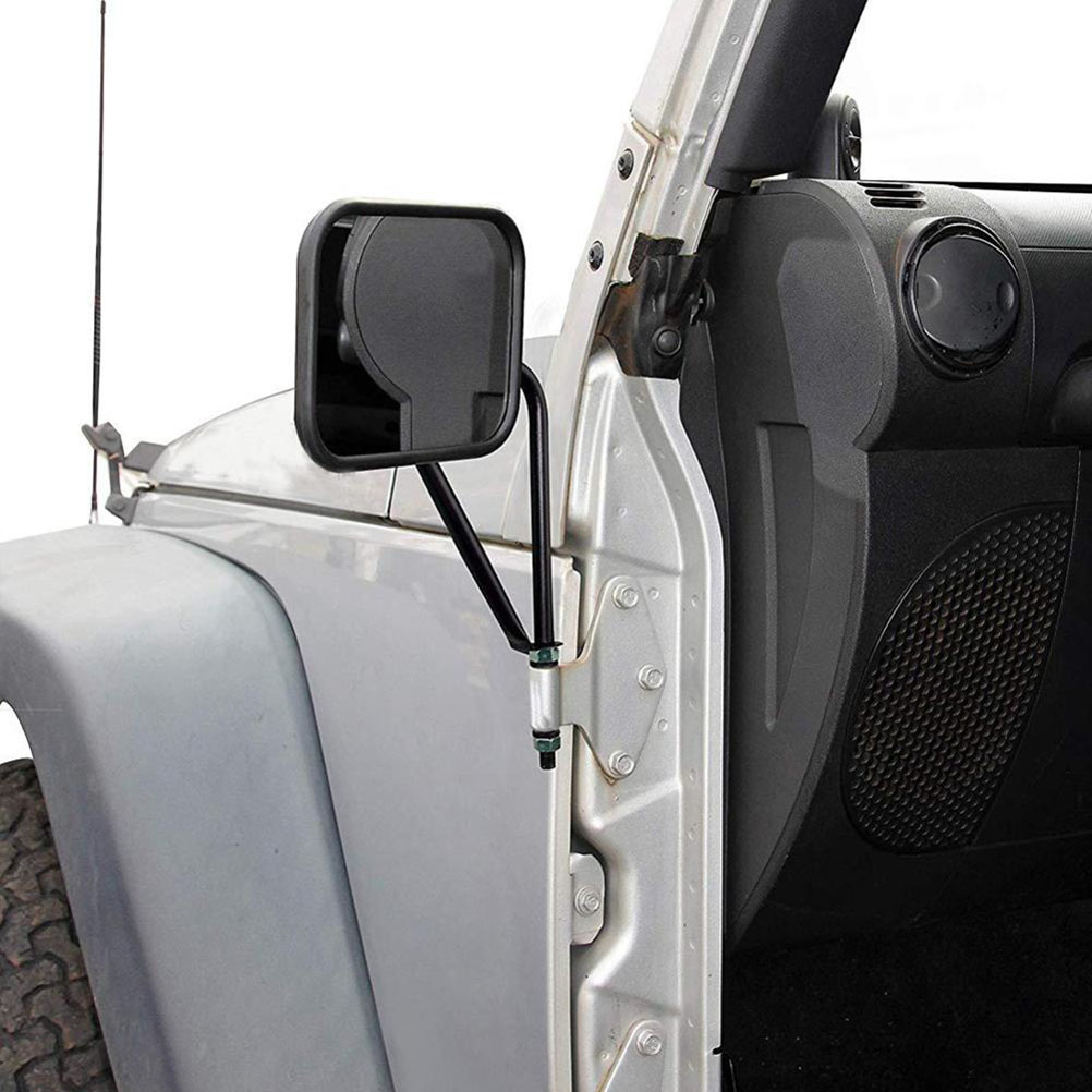 2-teilige Seitenspiegel Für Jeep Wrangler Cj Yj Tj Jk Jl, Klappbare Außenspiegel, Universelle Passform, Rückspiegel, Robustes Außenzubehör.