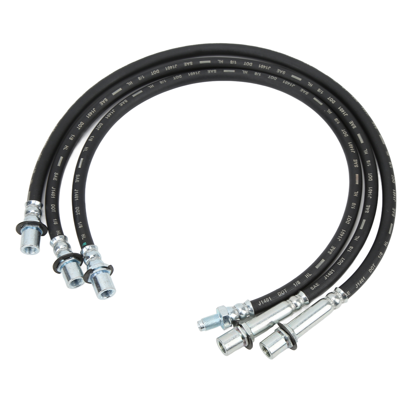 3-teiliges Set Flexibler Gummibremsbeläge Für Vorder- Und Hinterachse, Kompatibel Mit Hilux Ln106r, Ln46, Rn46 Und Yn65r.