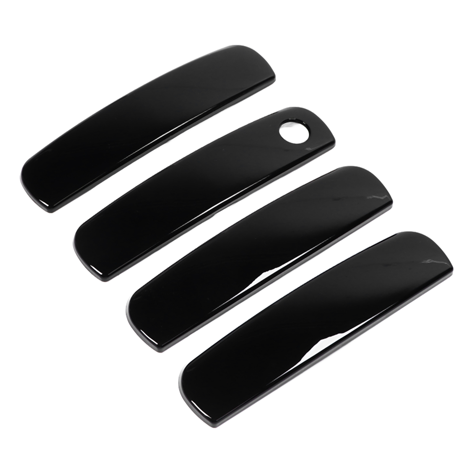 4 Zierleisten Für Türgriffe In Hochglanzschwarz Als Ersatz Für Dodge Charger 2011-2020 (set)