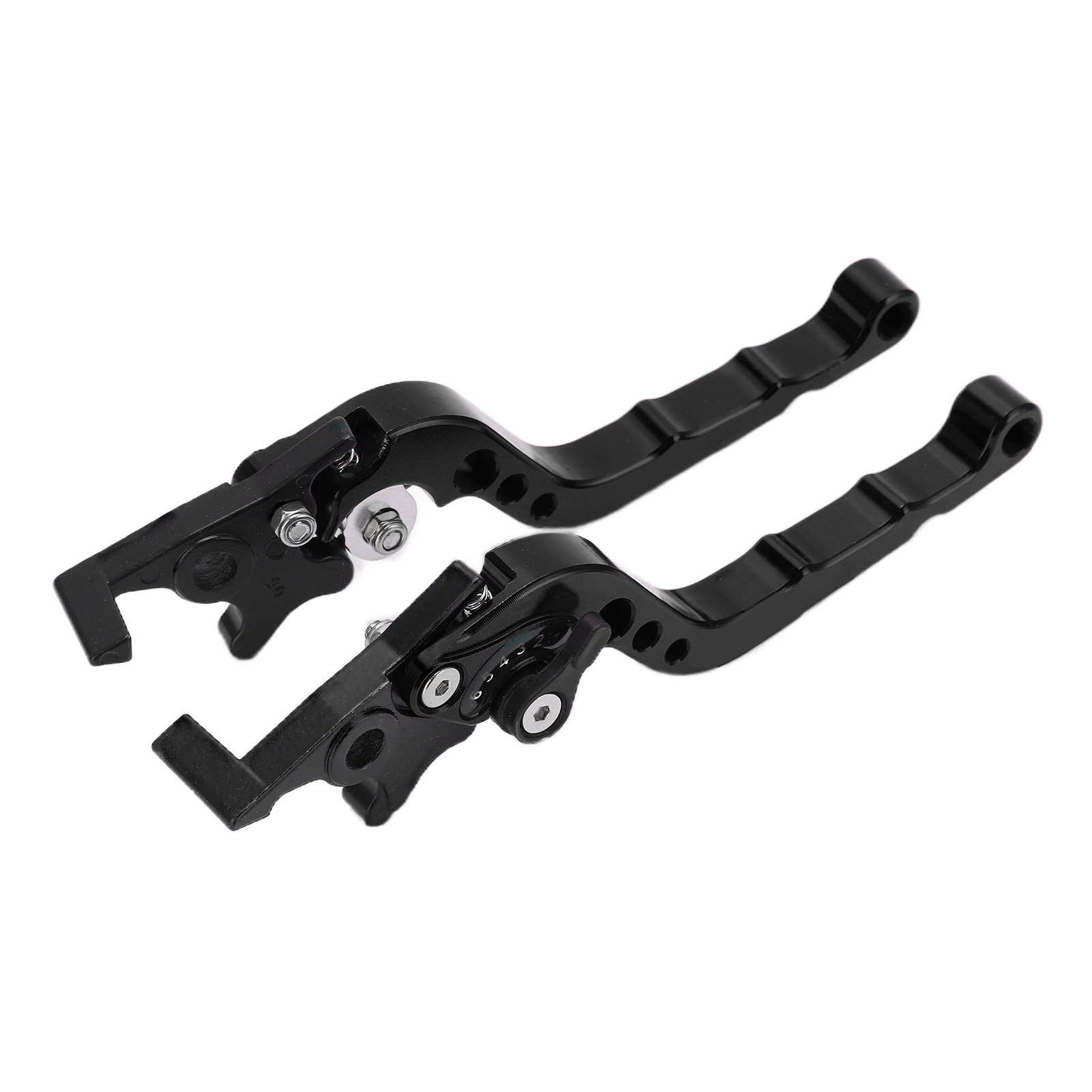 Cnc-gefräster Kupplungs- Und Bremshebel Aus Aluminiumlegierung, Universelles Zubehör Für Motorräder, Schwarz.