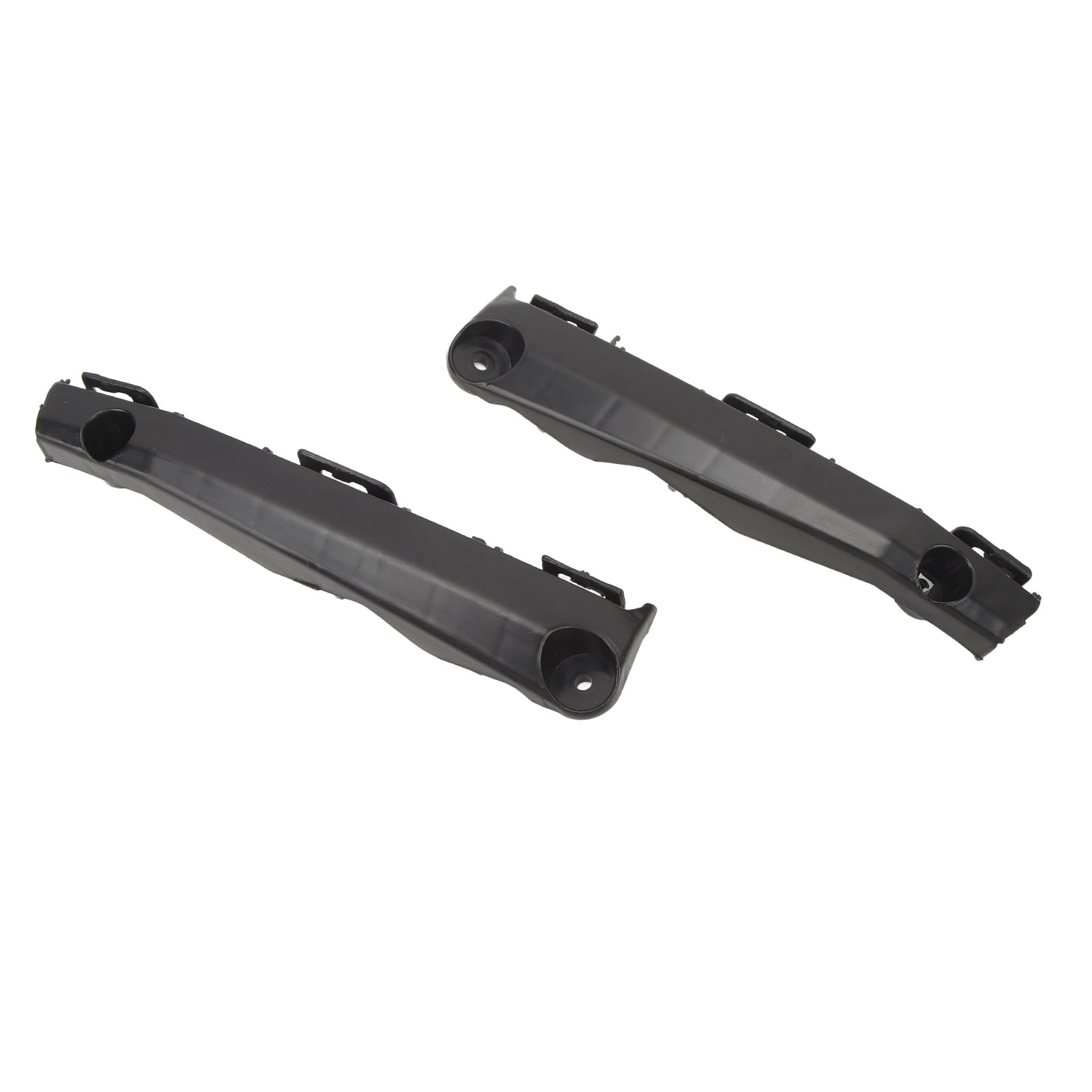 2-teilige Schwarze Frontstoßstangenhalterung, Links Und Rechts, Befestigungshalterung 5253606120 Für Camry 2012-2014