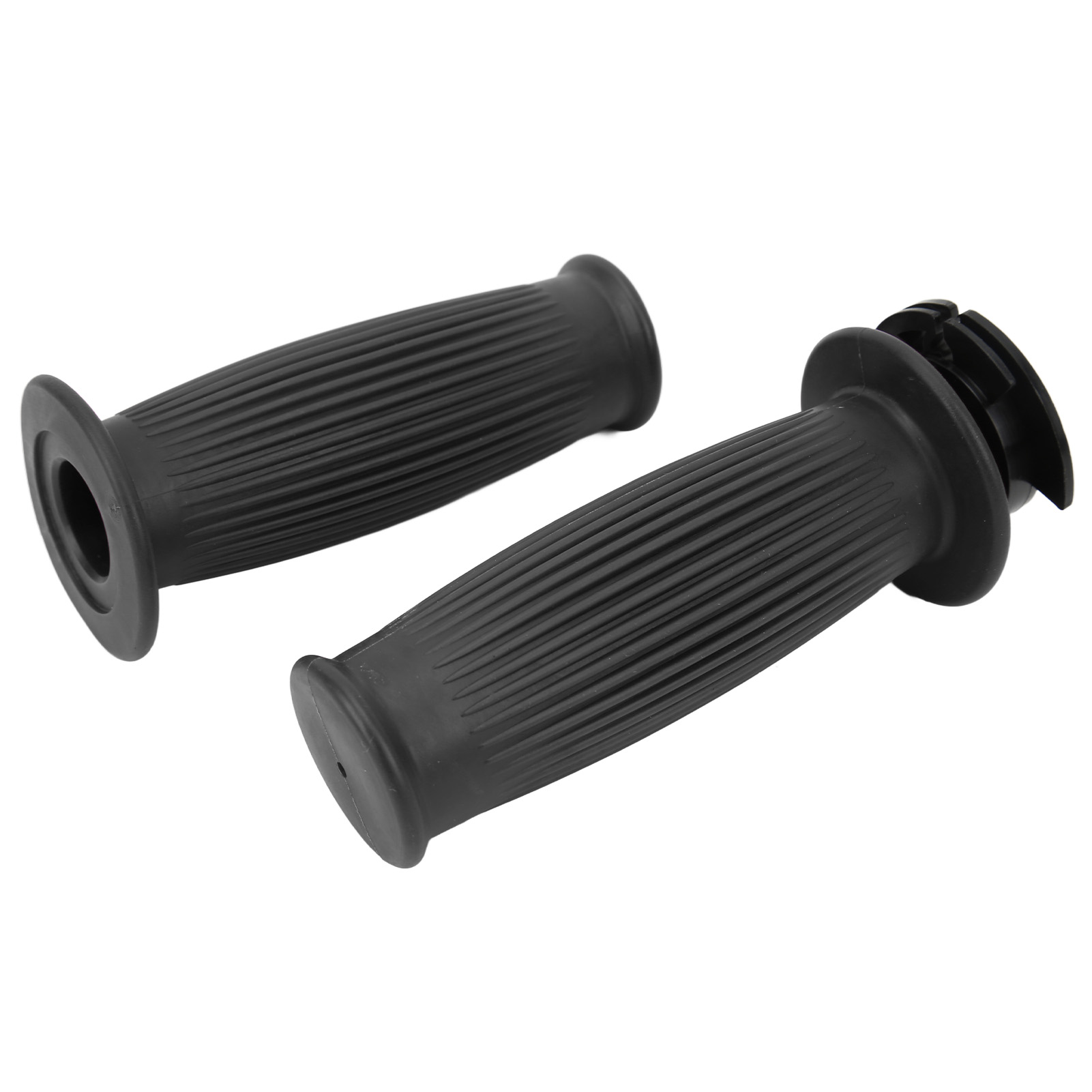 22-mm-gasgriffe Für Gy6 50cc 80cc 125cc 150cc Roller, Paar Schwarze Lenkergriffe, Drehbarer Griff, Kompatibel Mit Motorrädern Und Mopeds