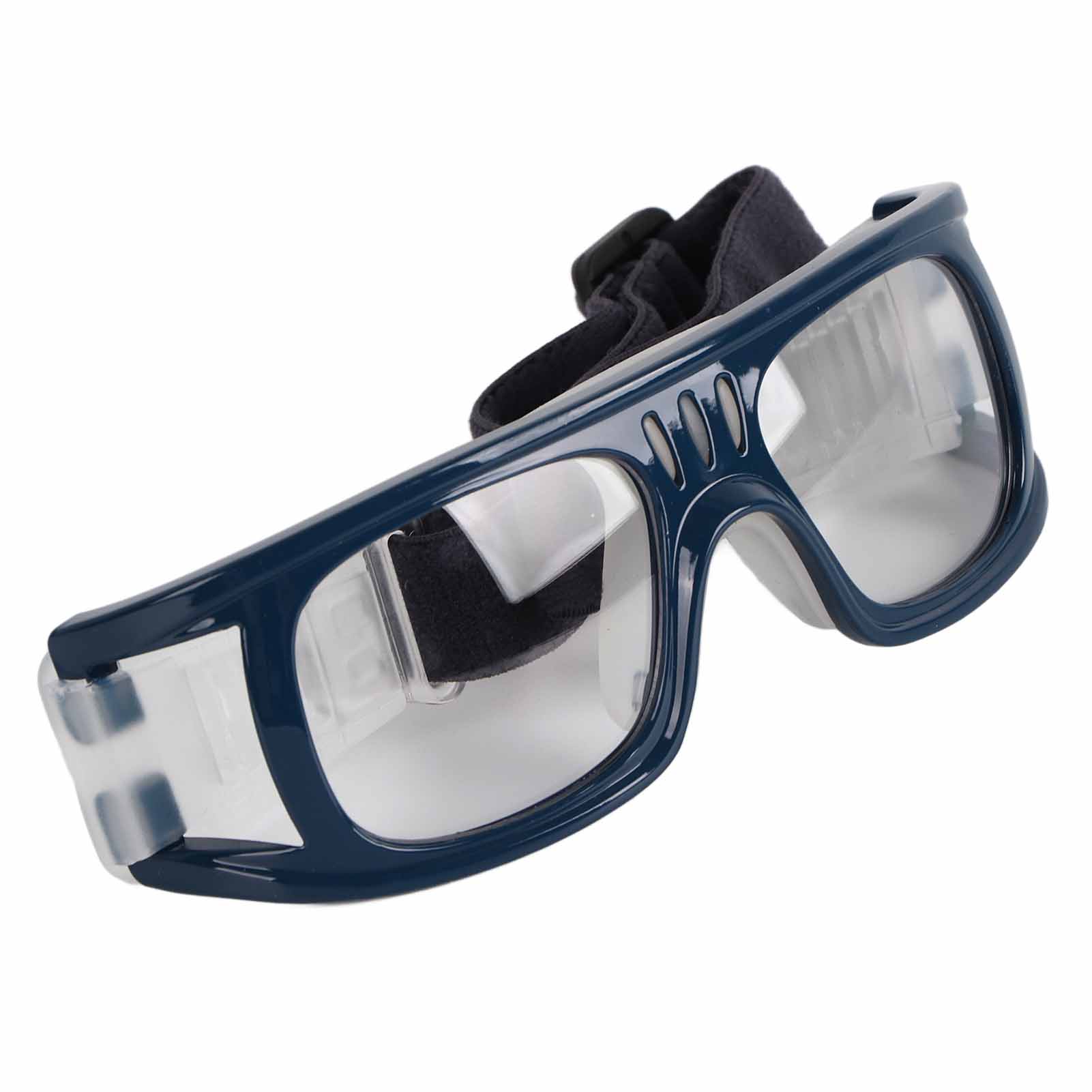 Outdoor-sportbrille Mit Schutzbrillengestell Für Basketball, Fußball Und Golf (dunkelblau)