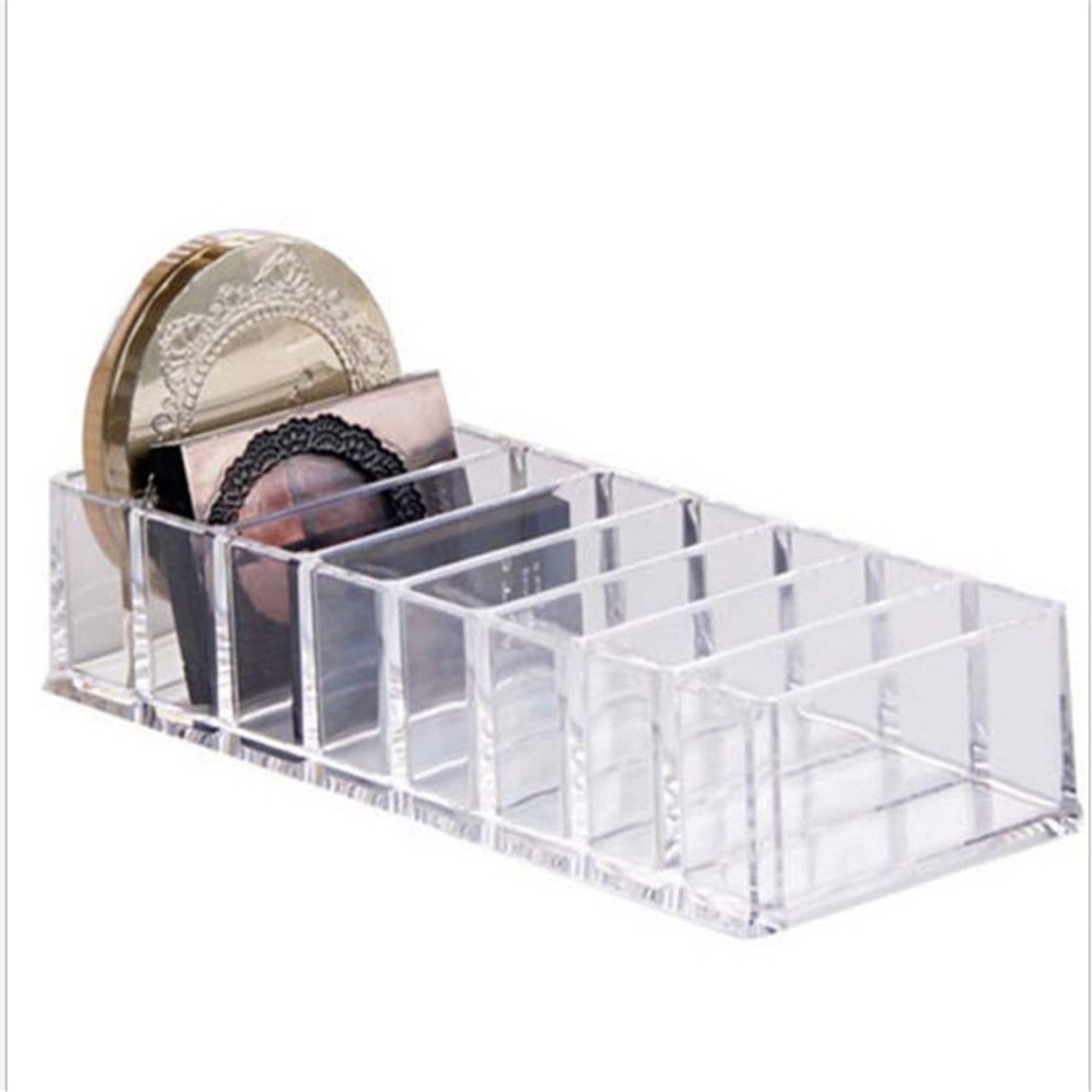 Waschbares, Transparentes Kosmetikregal Aus Kunststoff, Wand-badezimmer-organizer, Make-up-organizer, 1er-set, Robust Und Praktisch.