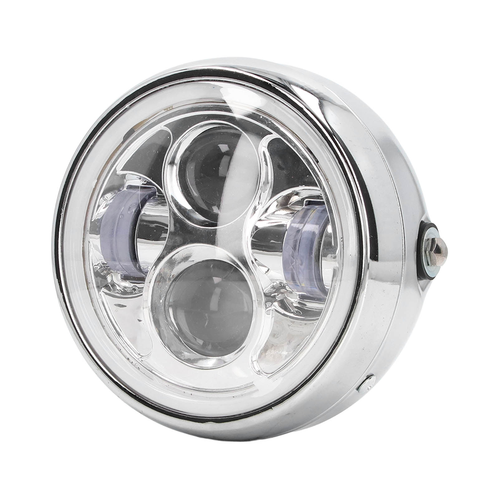 6,5-zoll-12v-led-motorradscheinwerfer, Klare Pc-linse, Wasserdicht Und Stoßfest, Frontlicht Für Roller Und Straßenmotorräder