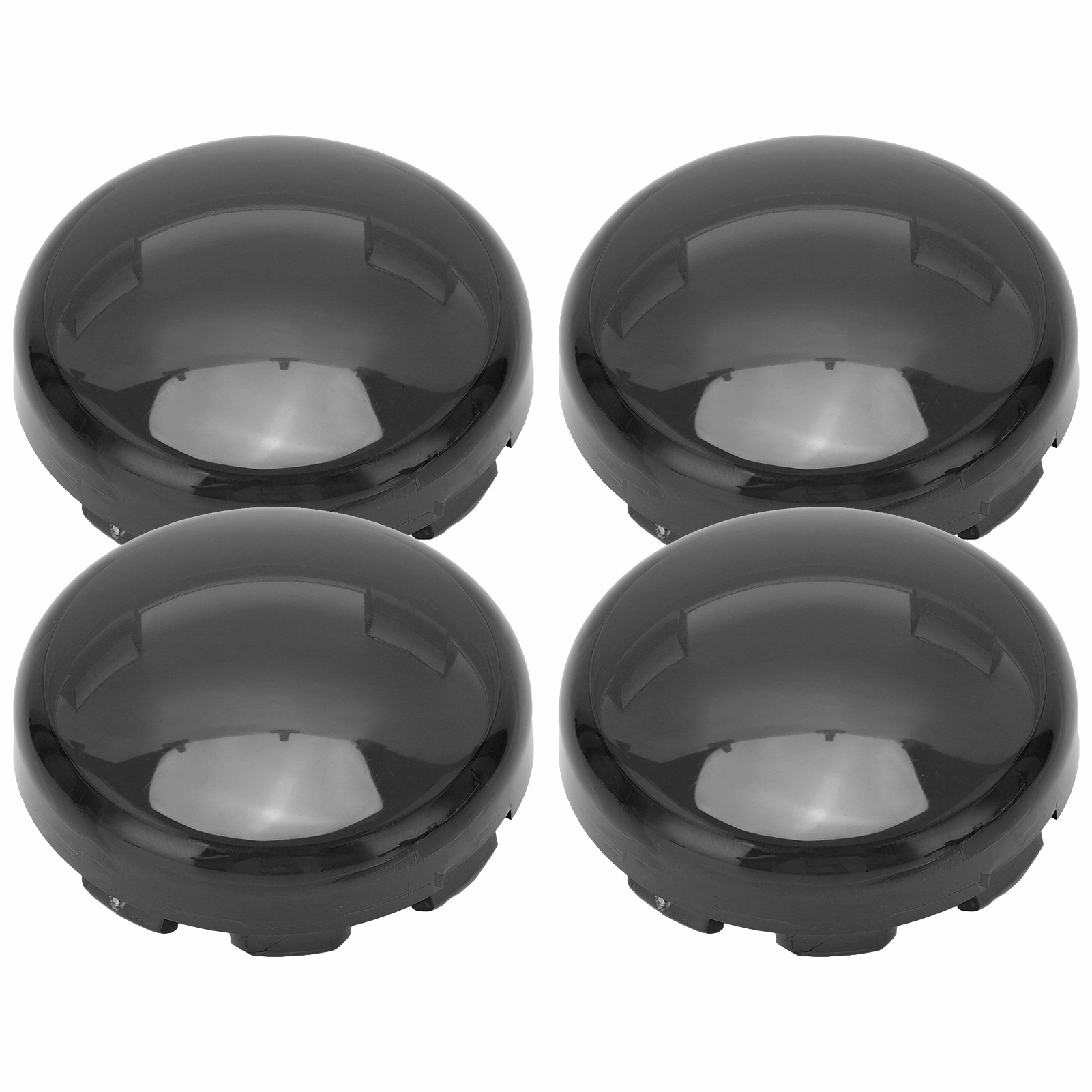 4 Motorradblinker, 6 Cm/2,36 Zoll, Getönte Abs-linsen, Universelles Lenkerzubehör
