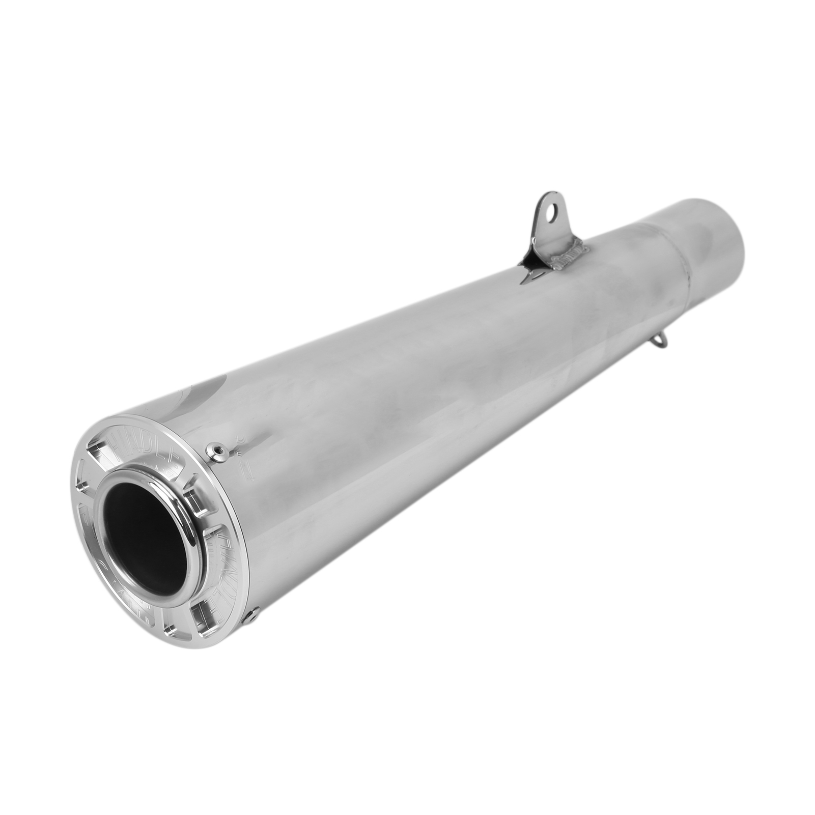2-in-1 Motorradauspuffschalldämpfer, Universelles Ersatzrohr Für Kawasaki Zx14 2006-2011, Silberfarben