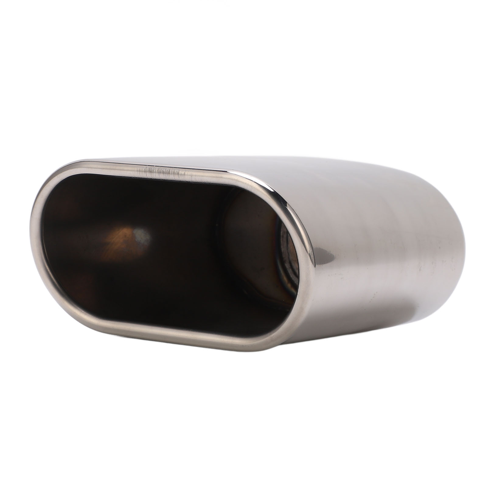 Abgeschrägtes Edelstahl-auspuffendrohr 60-137 Mm, Rohrförmiger Auslass Für Fahrzeugtuning, Individuelles Zubehör.