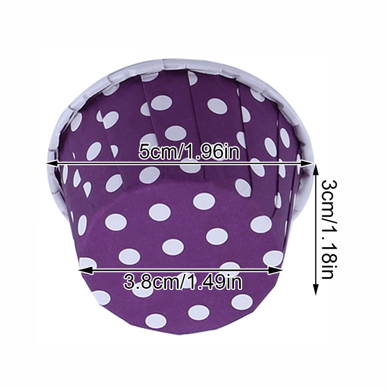 100 Papier-muffinförmchen, Backformen Für Cupcakes, Lila Gebäckhalter, Set Für Hochzeitsfeiern