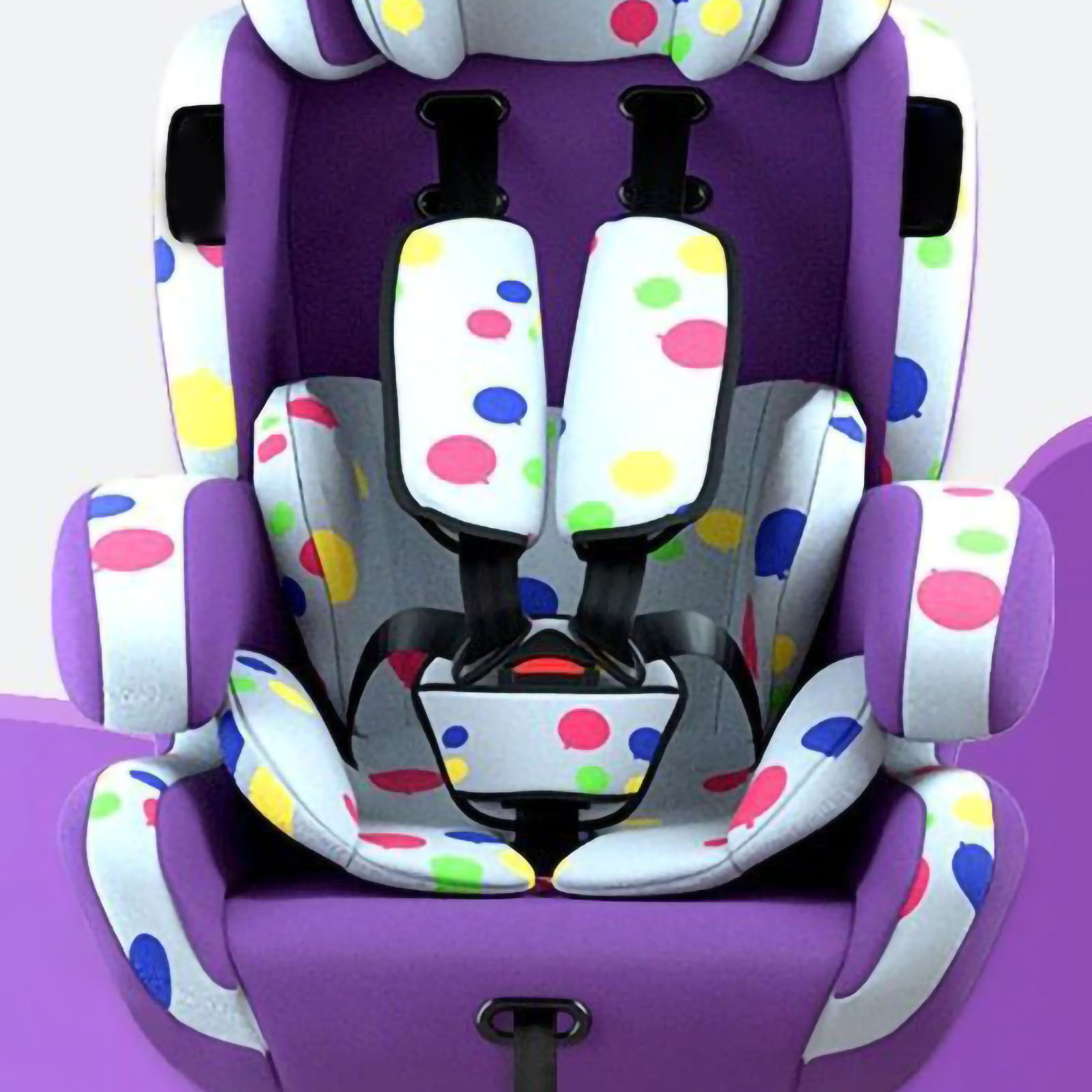 3-in-1-autositz, Stabiler Und Sicherer Kindersitz, Universell Für Babys, Kleinkinder Und Kinder, Lila